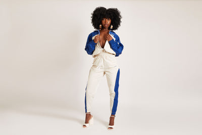 Shell Track Jacket - Blueberry