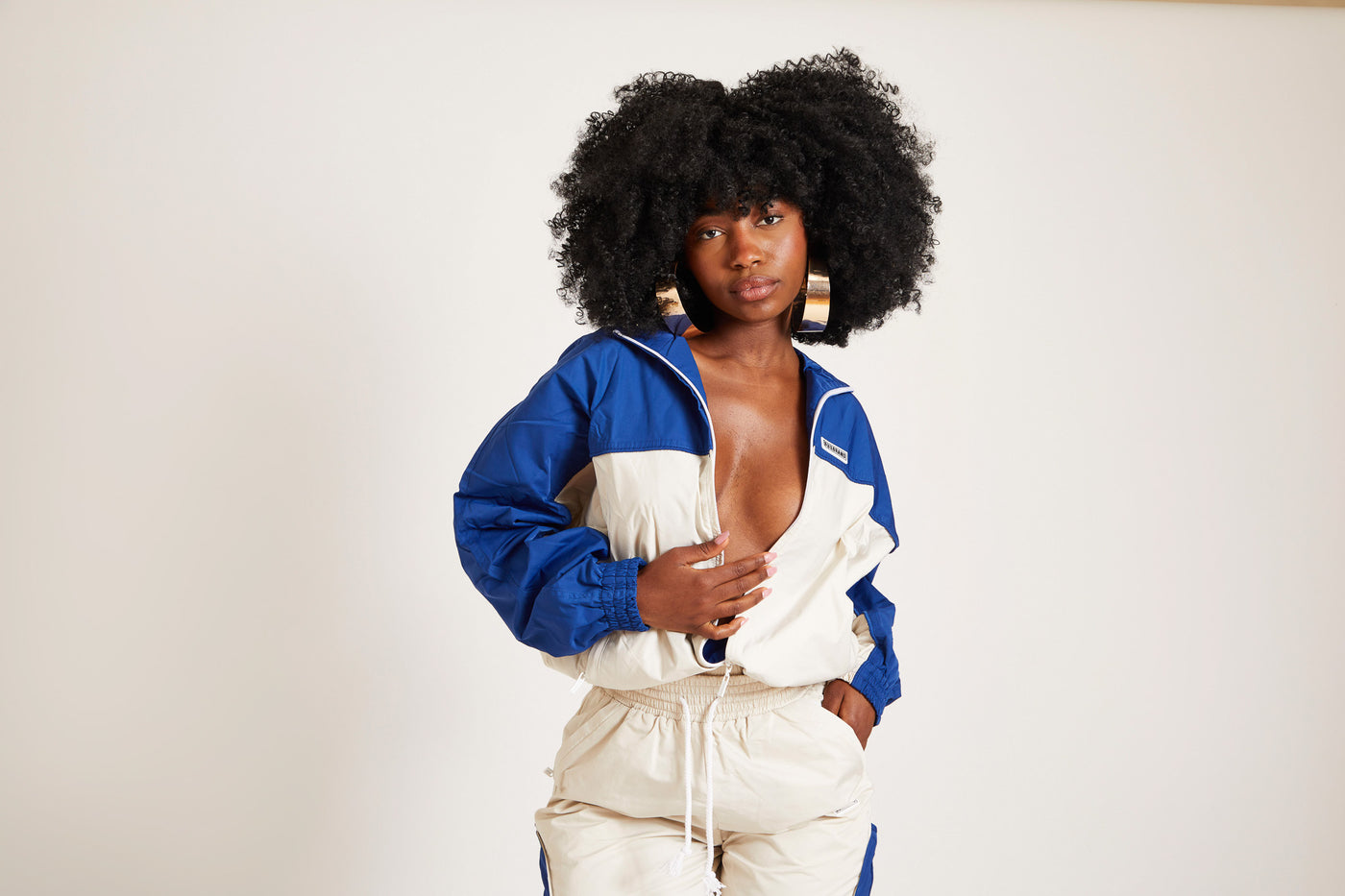 Shell Track Jacket - Blueberry