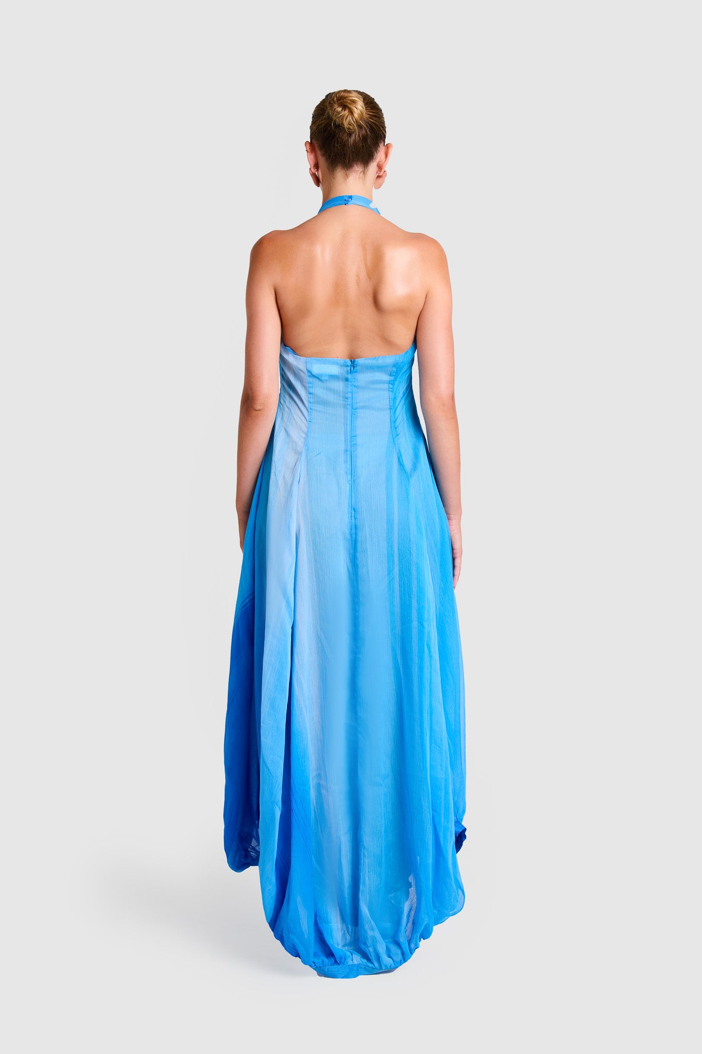 Chiffon Balloon Maxi - Sky Print – BBXBRAND