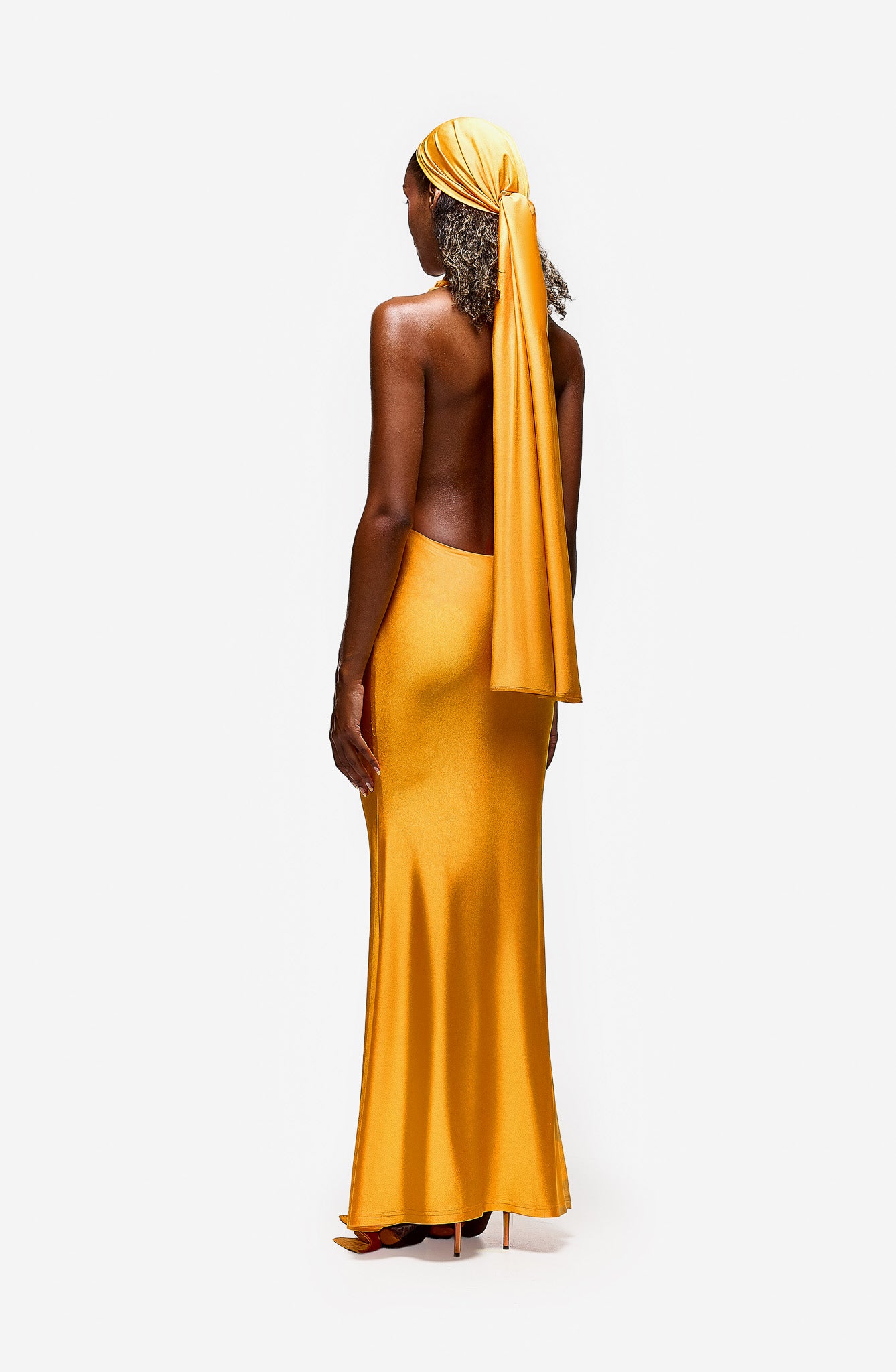 Taya Cut Out Dress - Papaya