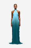 Draped Waterfall Maxi - Bahama Blue - PRE ORDER