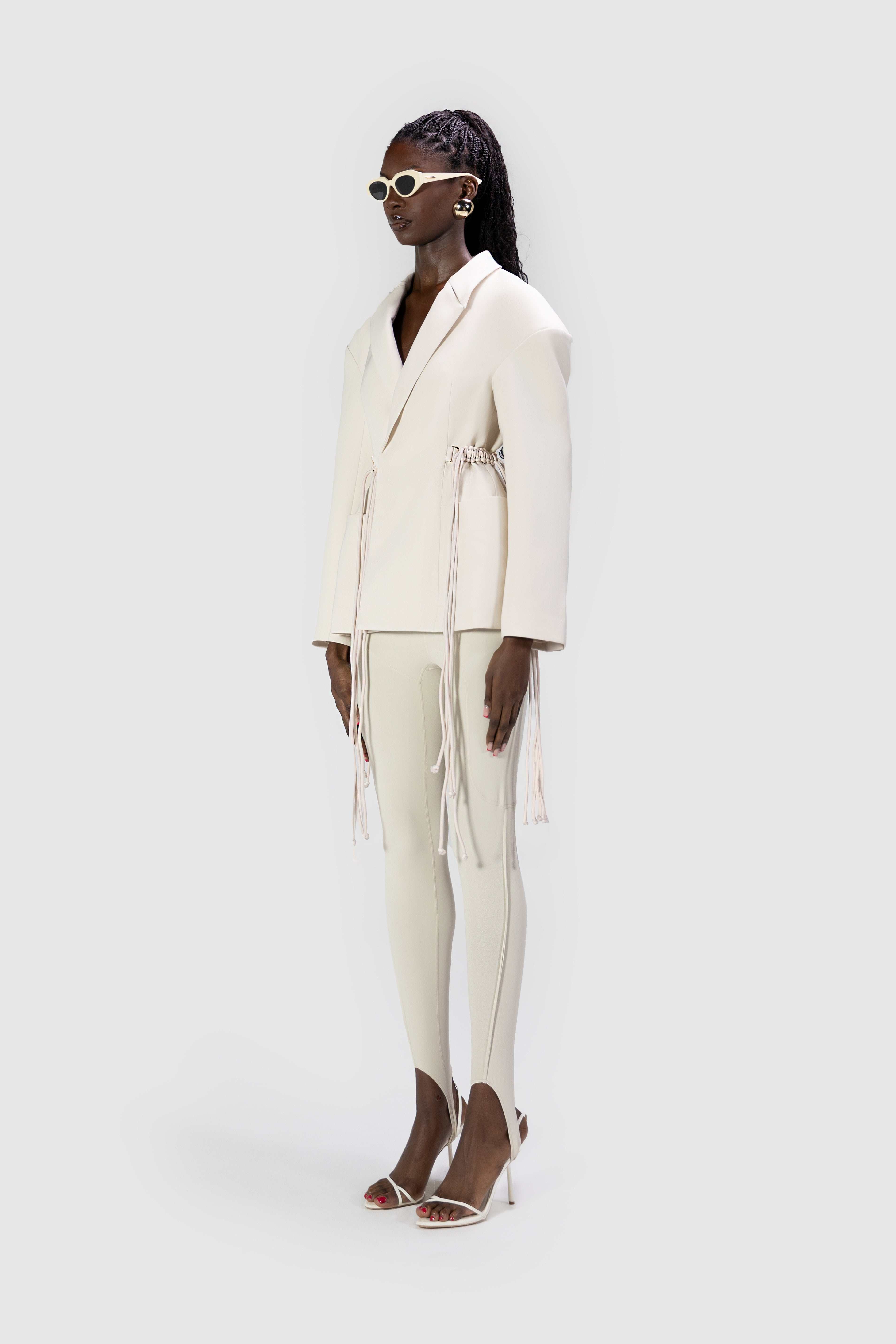 Helsa Hourglass Blazer - Trench