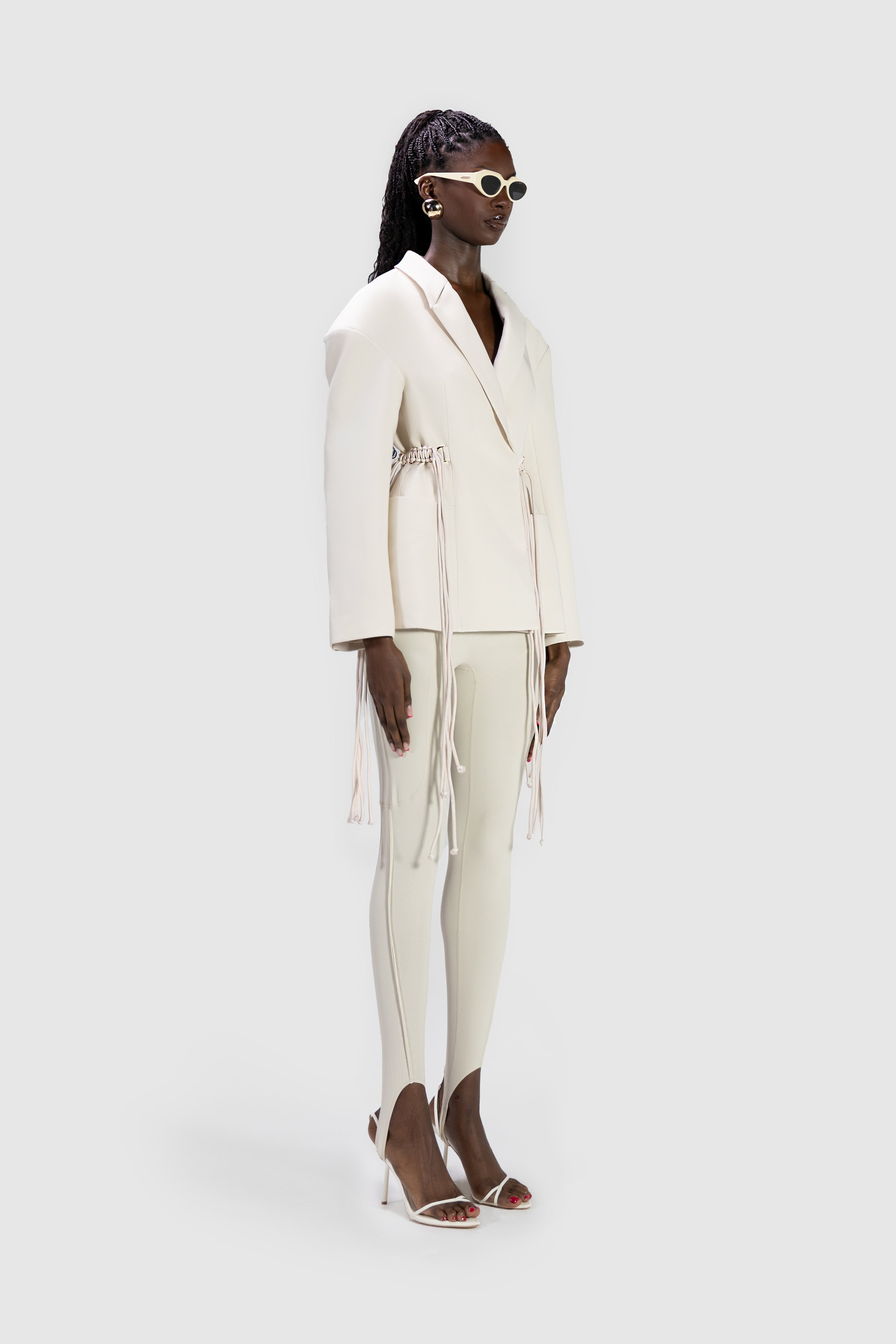 Helsa Hourglass Blazer - Trench