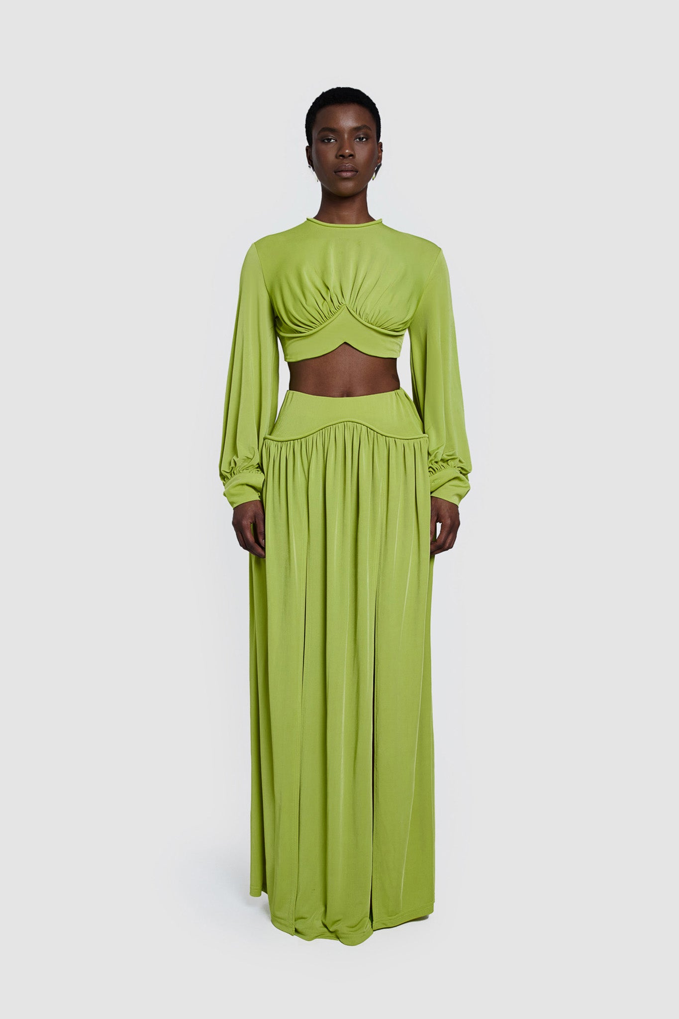 SAMPLE SALE Iku Maxi Skirt - Pistachio