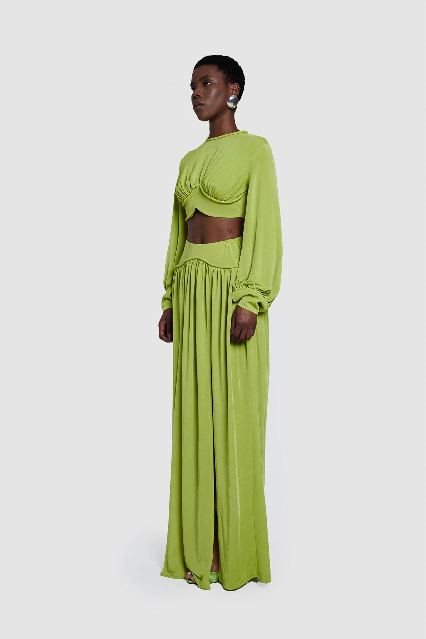 SAMPLE SALE Iku Maxi Skirt - Pistachio