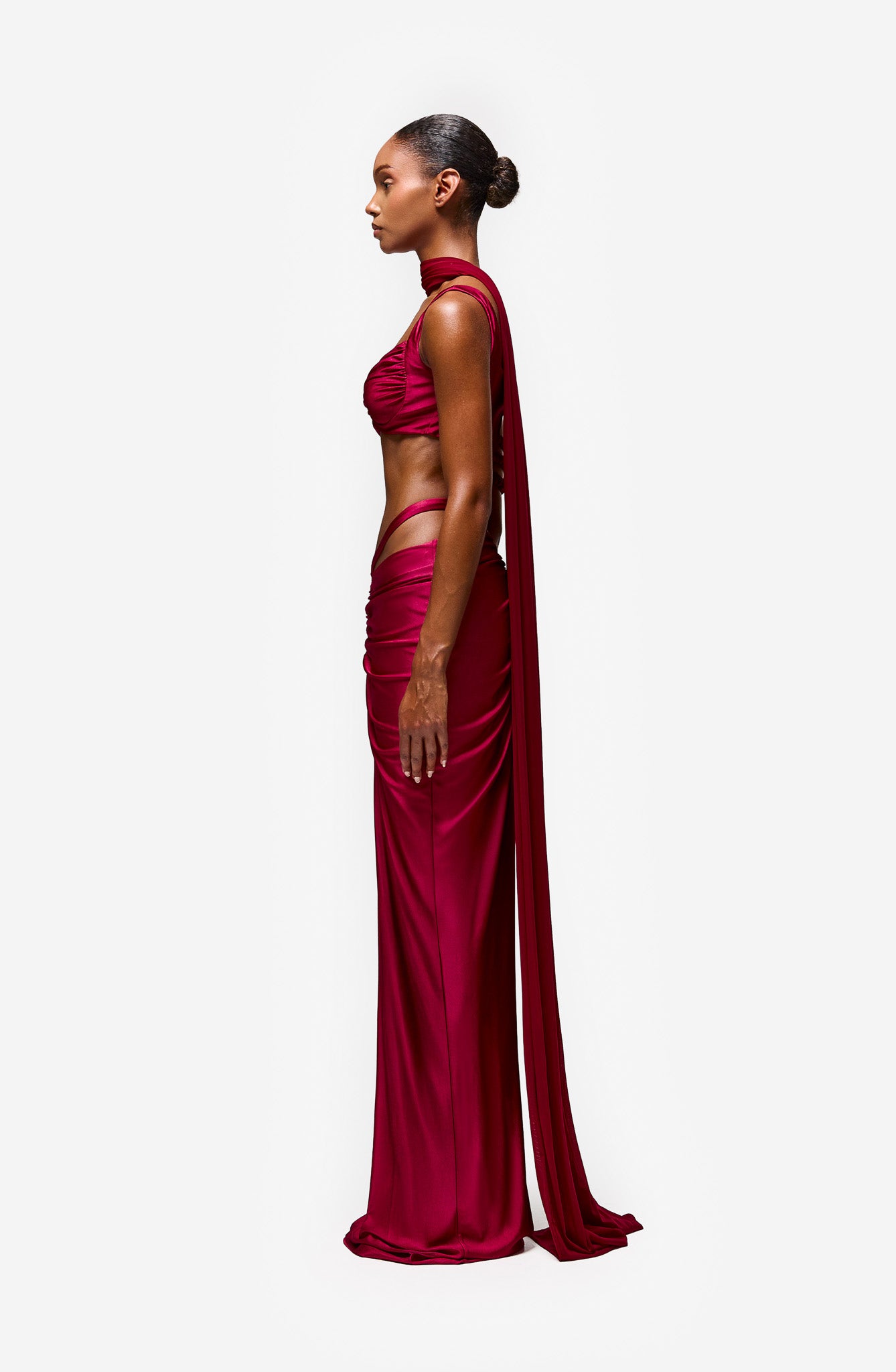 Inaya Ruched Bralette - French Martini