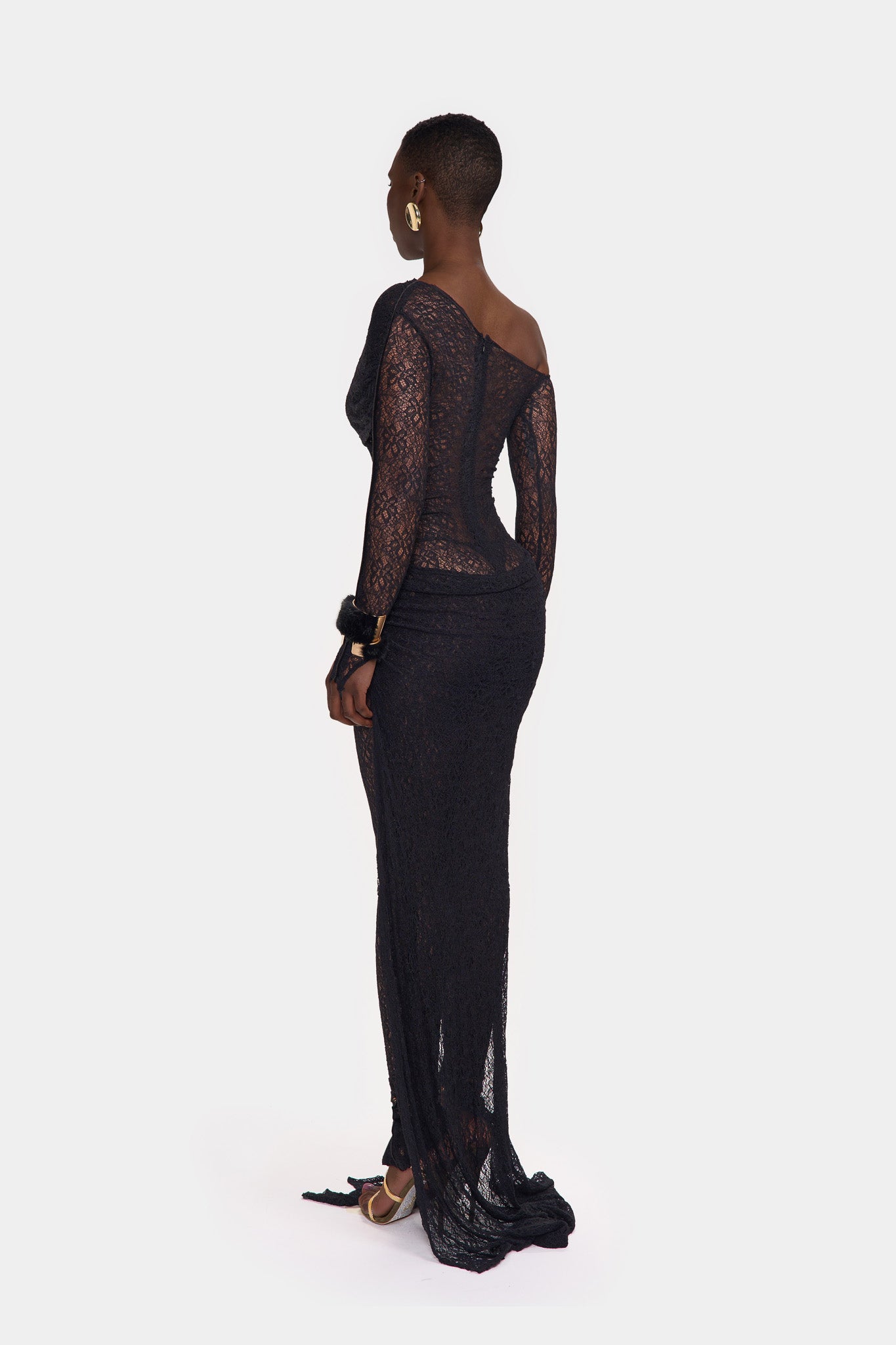 Kayya Lace Jumpsuit - Panther