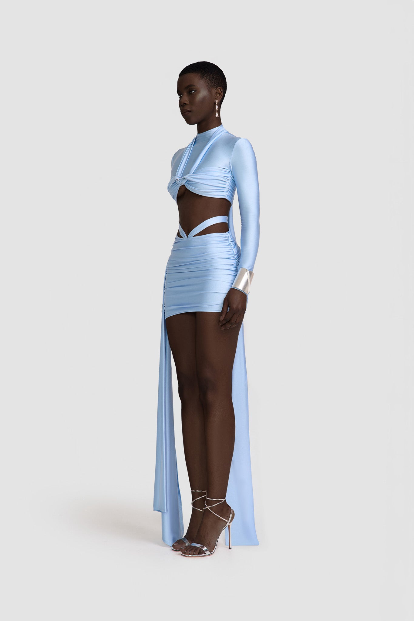 Kesh Mini Skirt - Iced Glacier