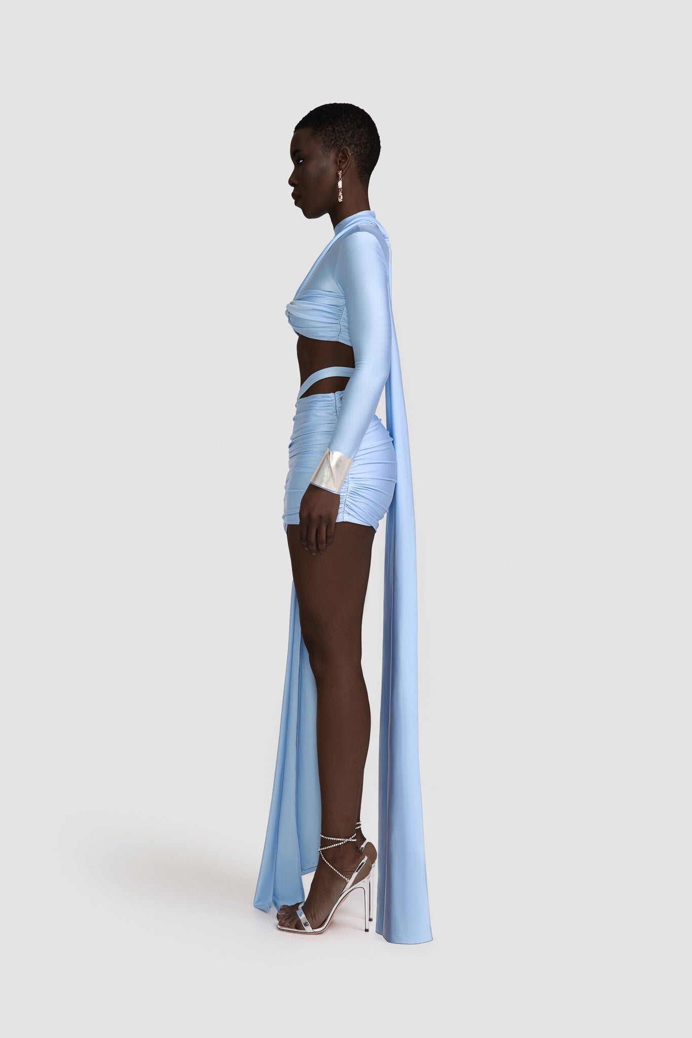 Kesh Mini Skirt - Iced Glacier