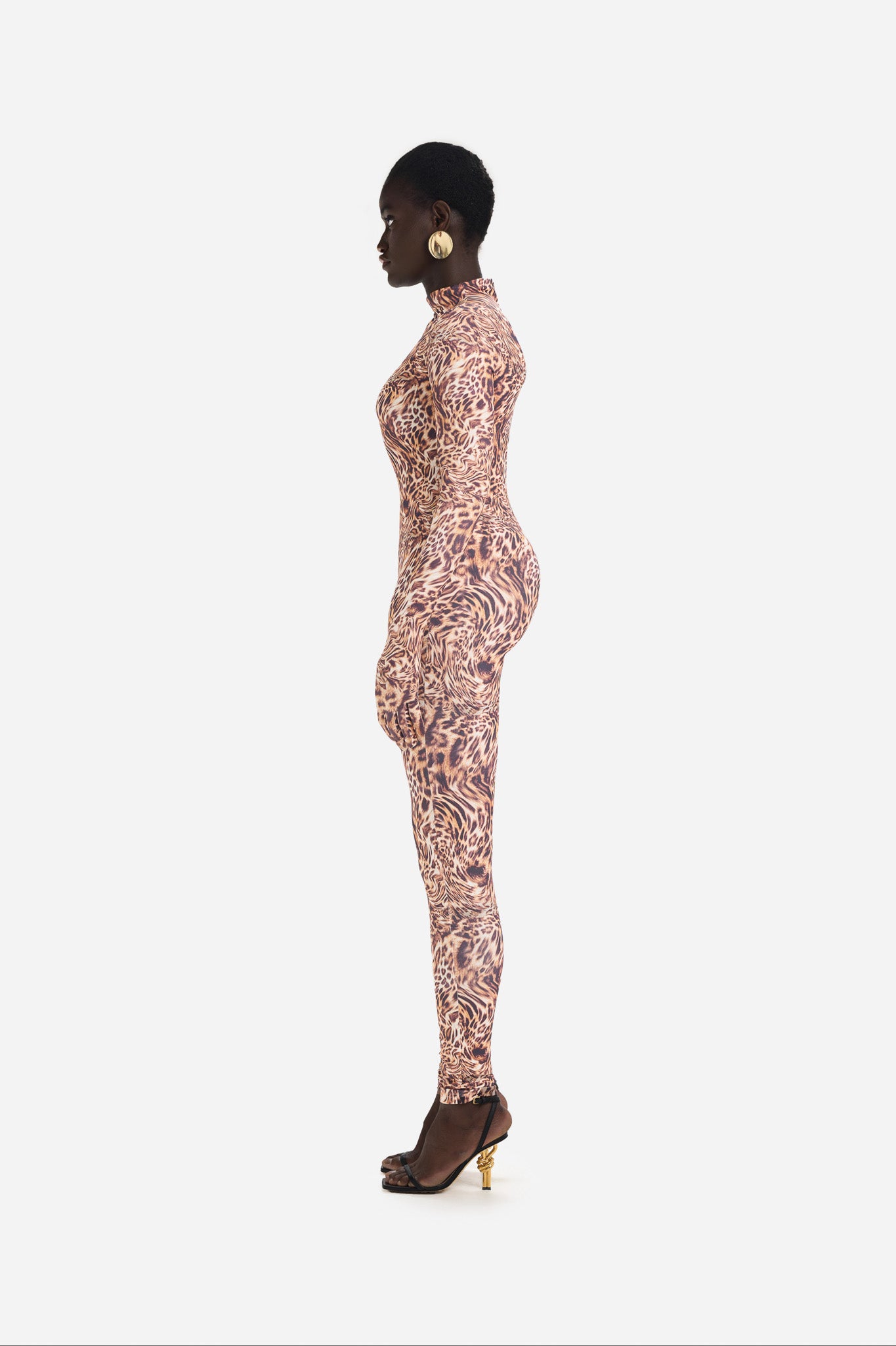 SAMPLE SALE Leopard Print Catsuit