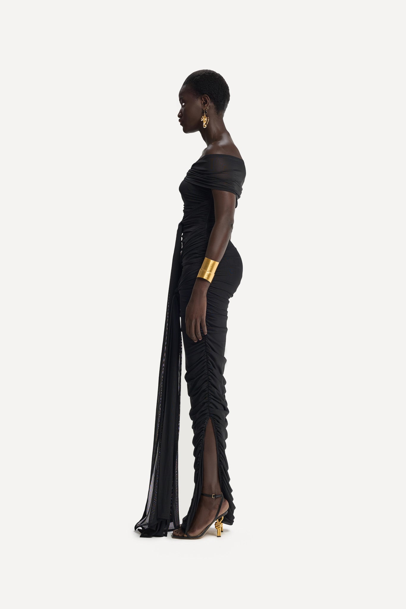 SAMPLE SALE Malika Mesh Maxi - Panther