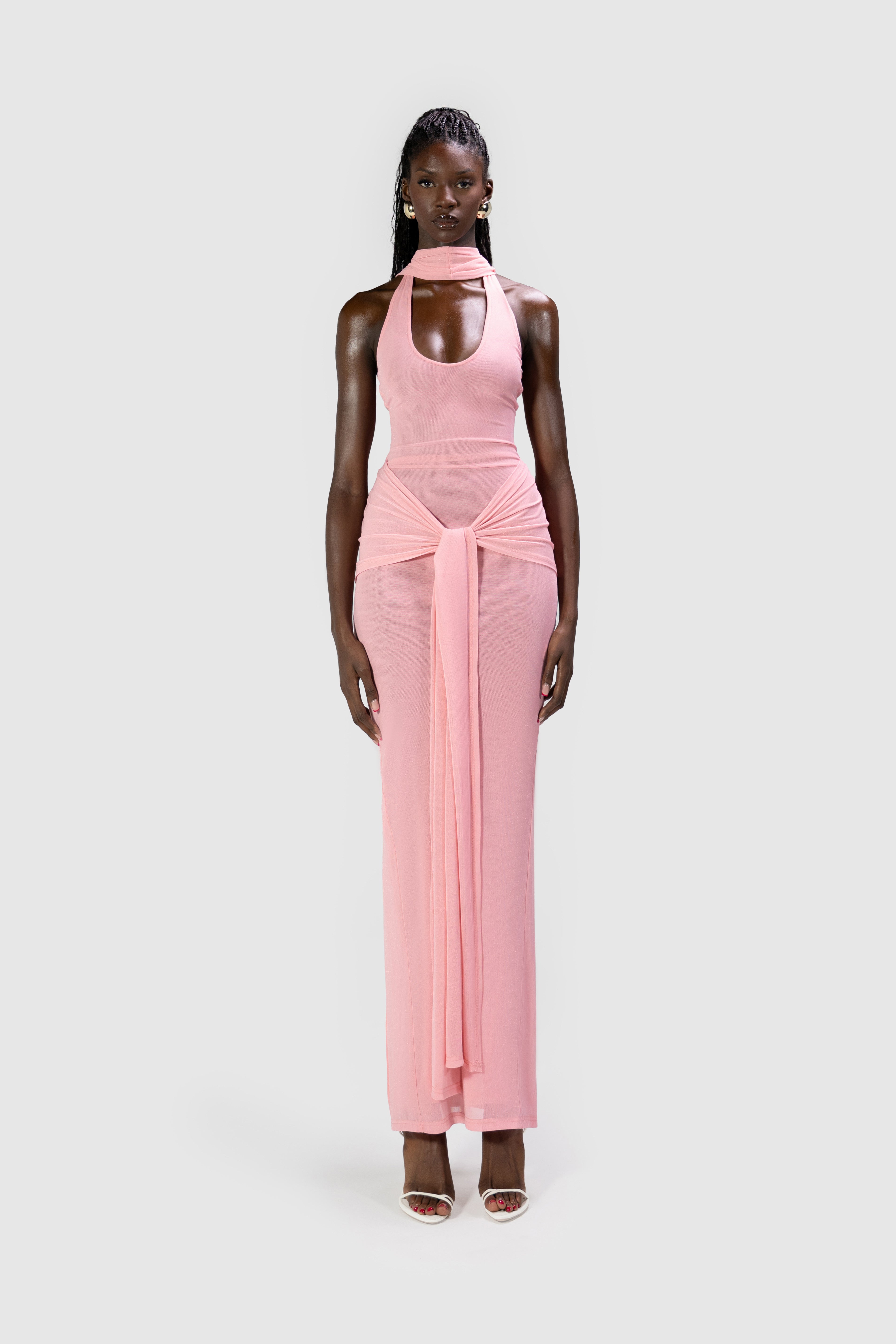 Naomi Dress - Baby Pink