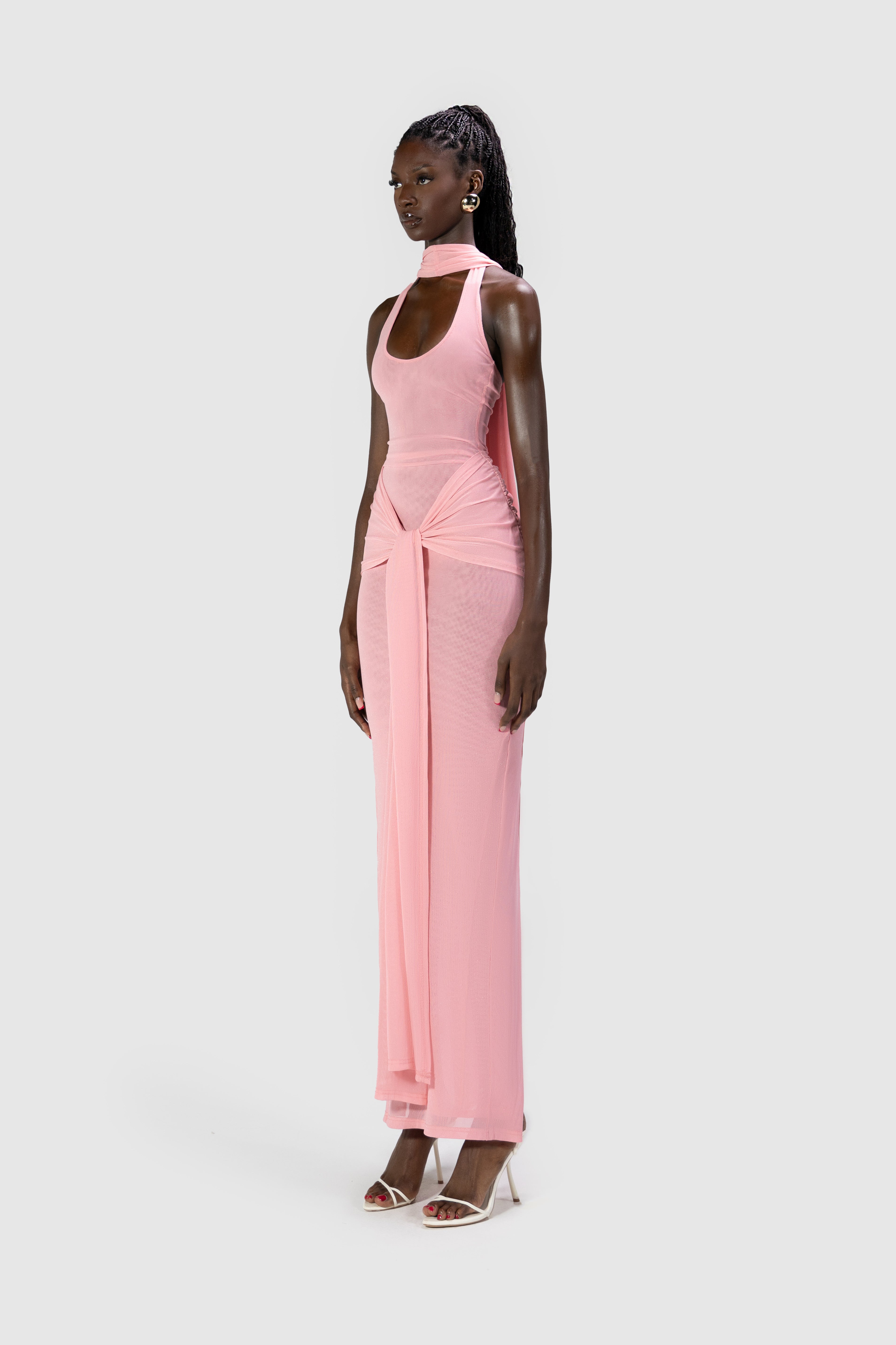 Naomi Dress - Baby Pink