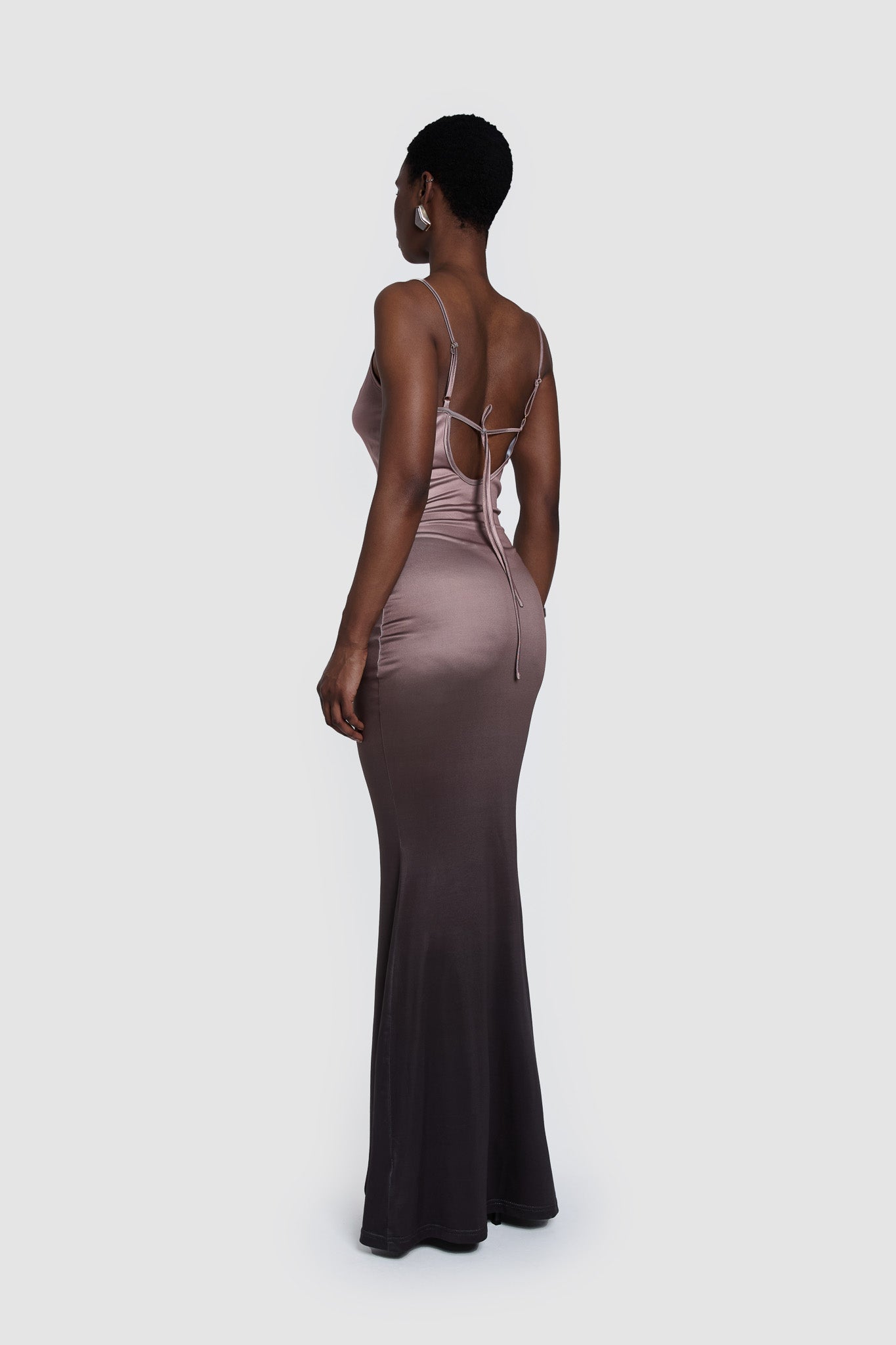 SAMPLE SALE Cowl Neck Ombre Maxi