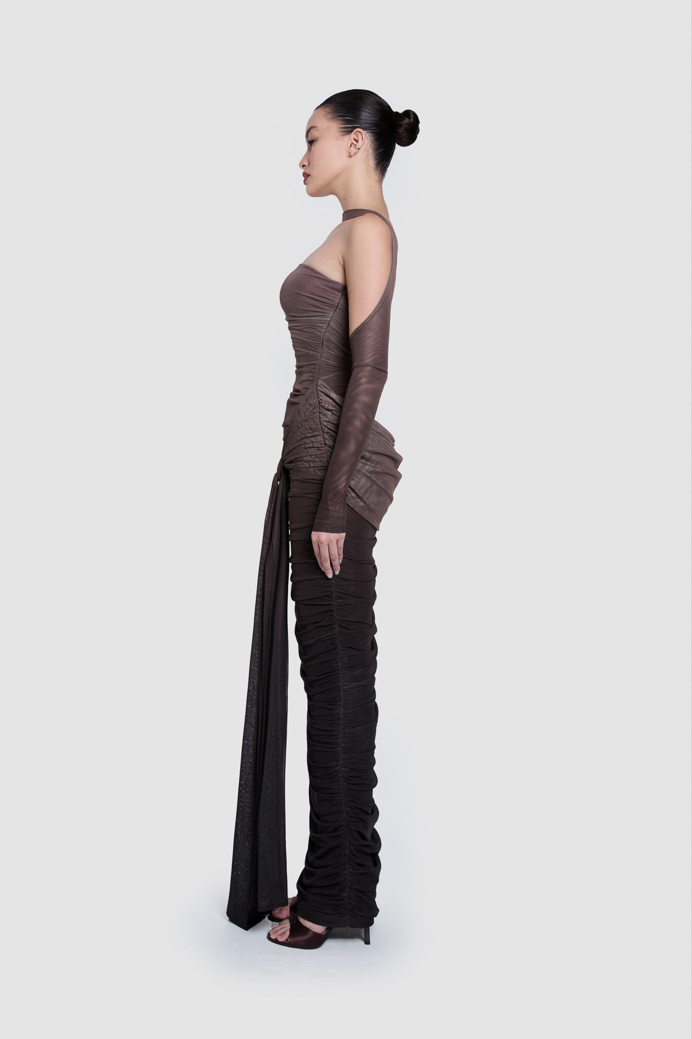 SAMPLE SALE Zaya Ruched Maxi - Ombre