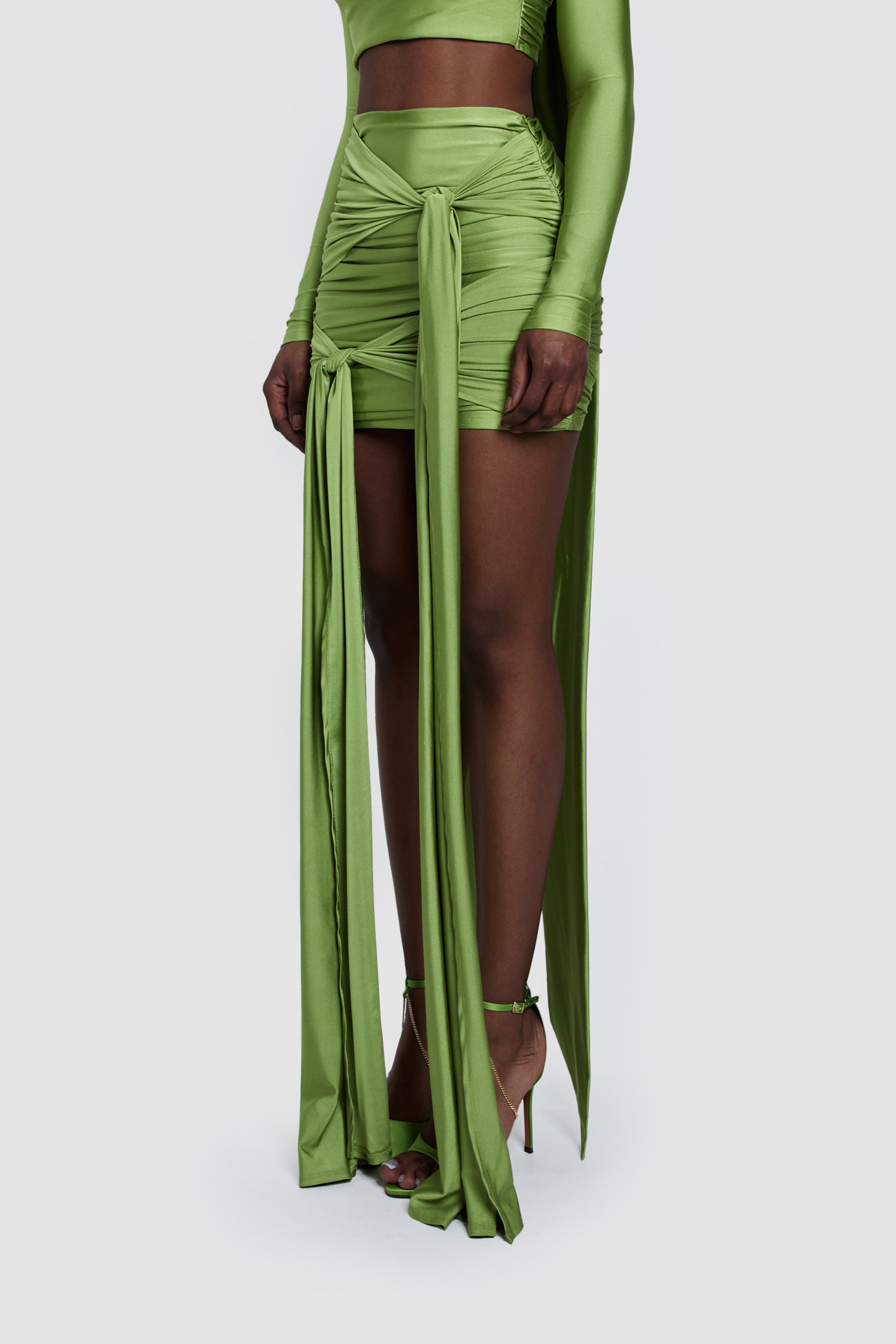 Malika Mini Skirt - Pistachio