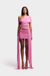 Ruched Cut Out Mini - Huba