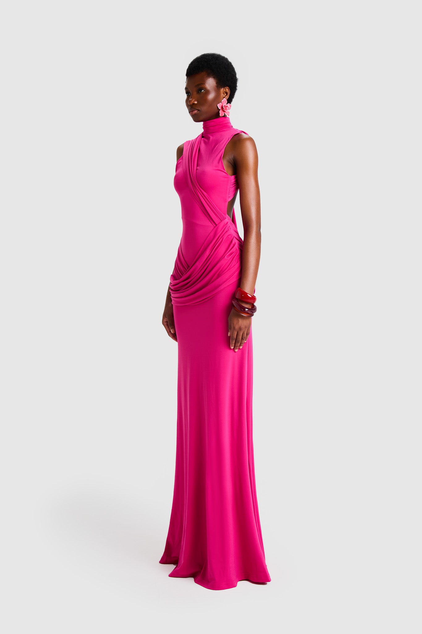 Saree Maxi - Dragonfruit