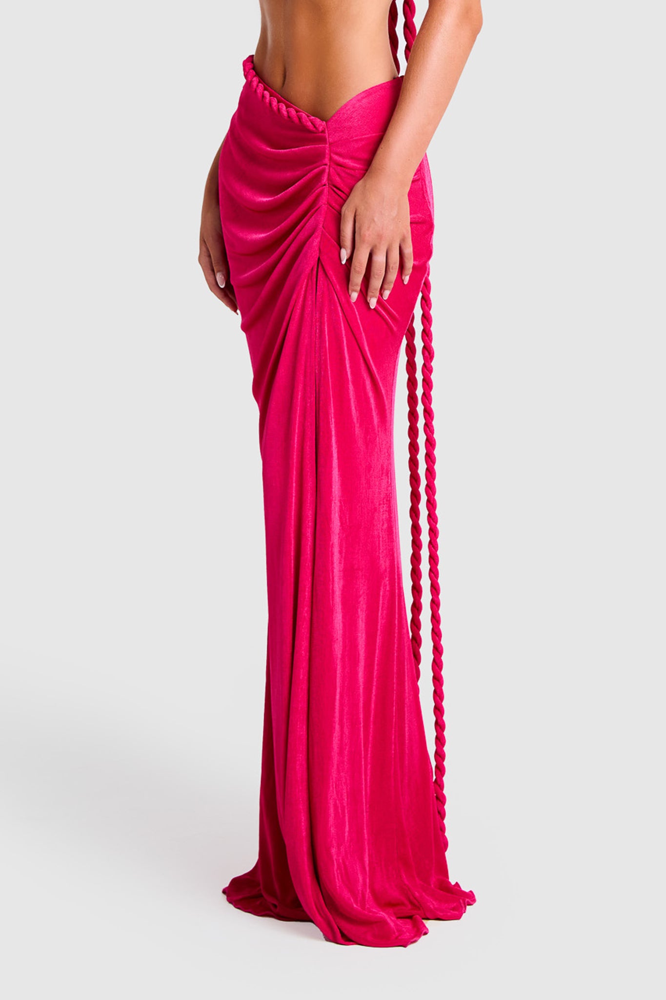 Santo Maxi Skirt - Dragonfruit