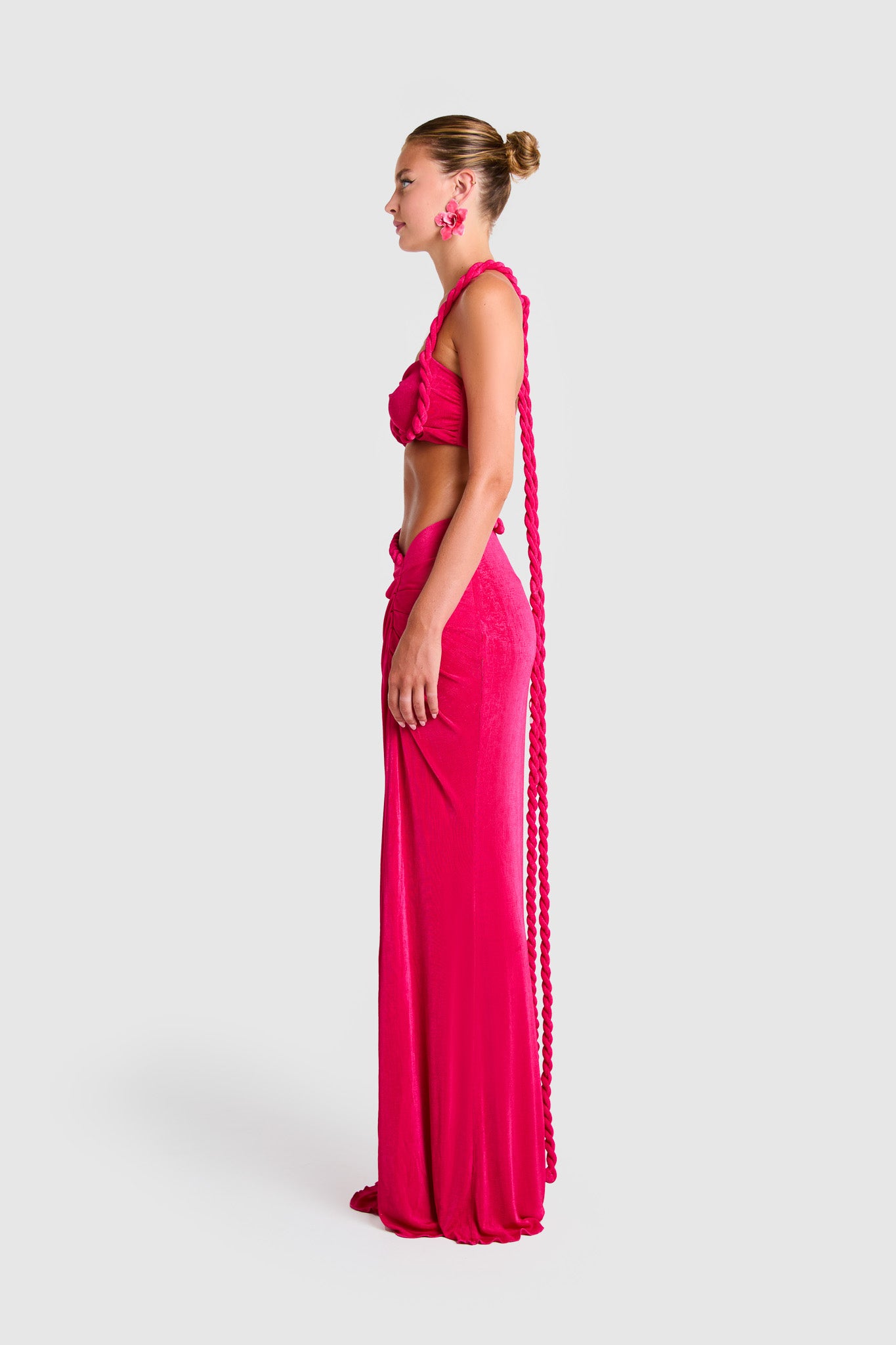 Santo Maxi Skirt - Dragonfruit