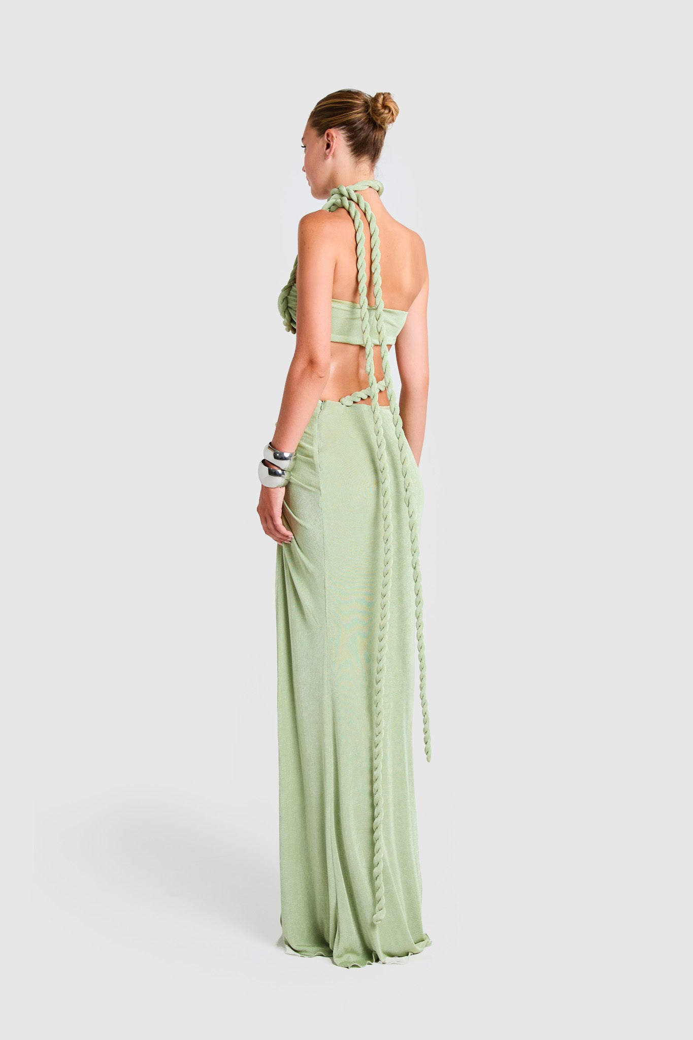 Santo Twisted Rope Bralette - Soft Matcha