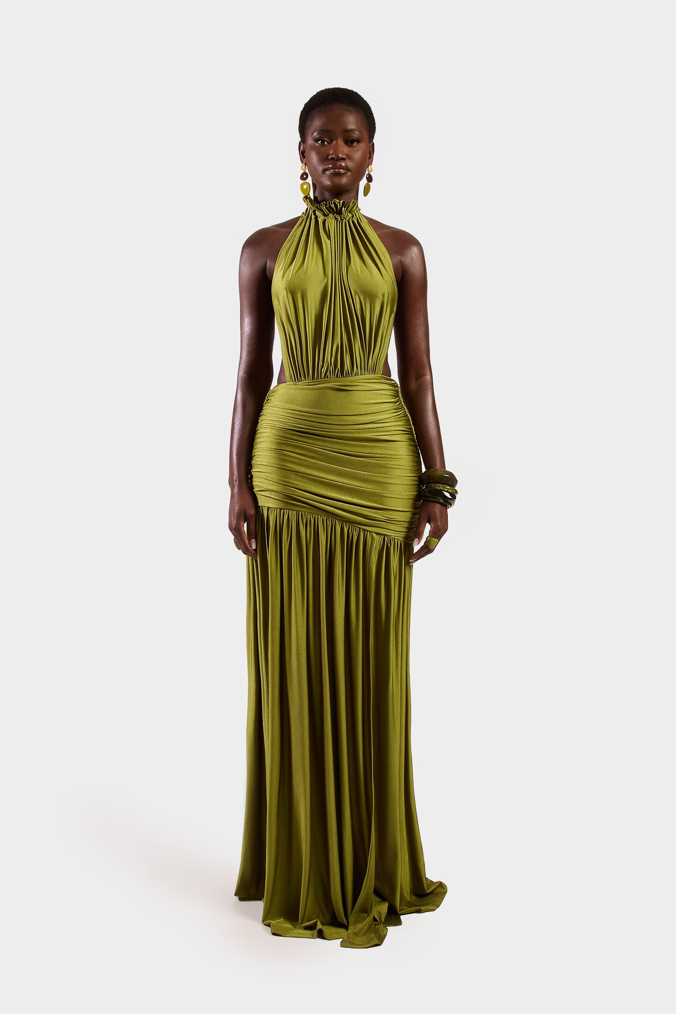 Valina Dress - Olive