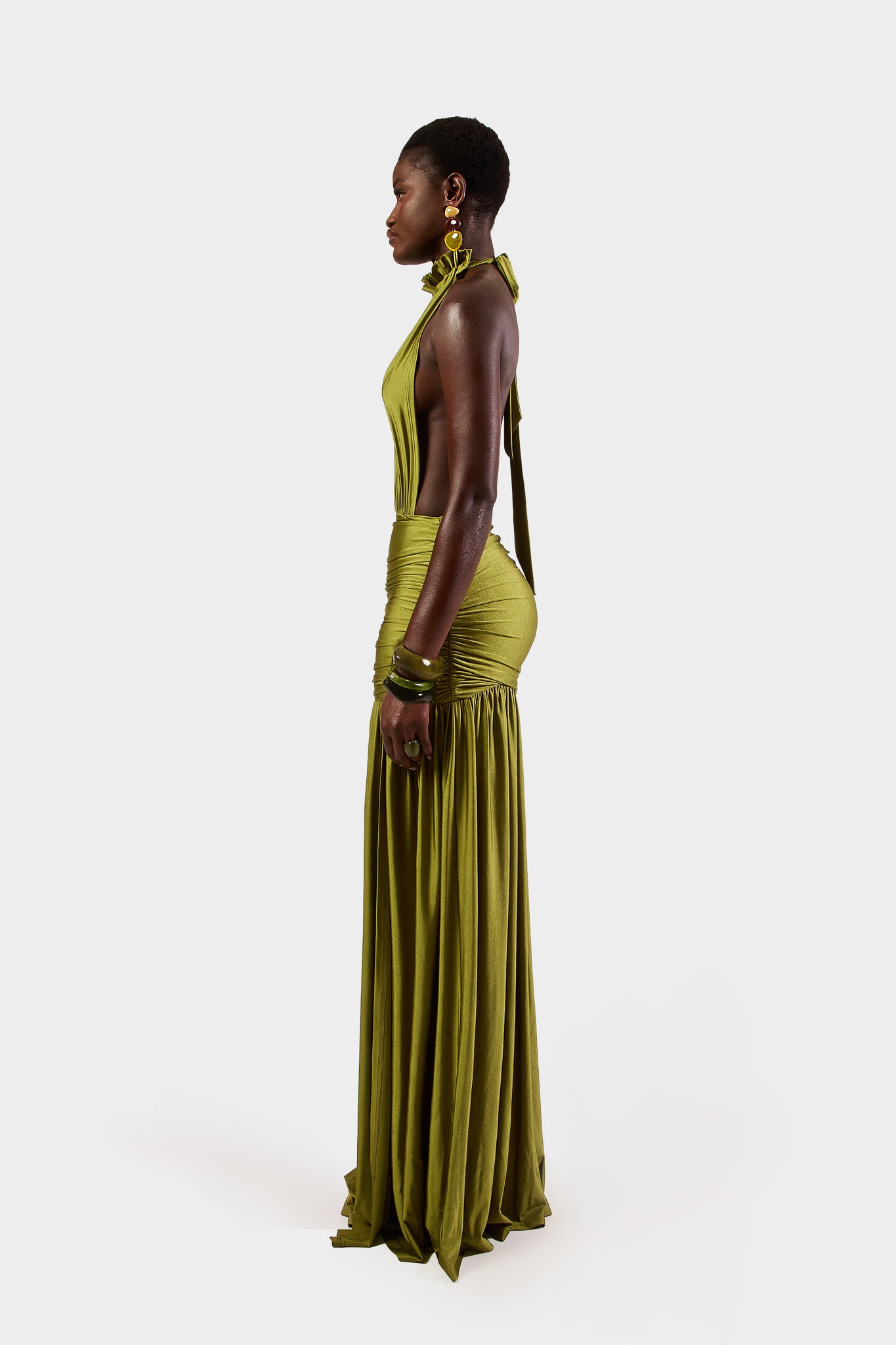 Valina Dress - Olive