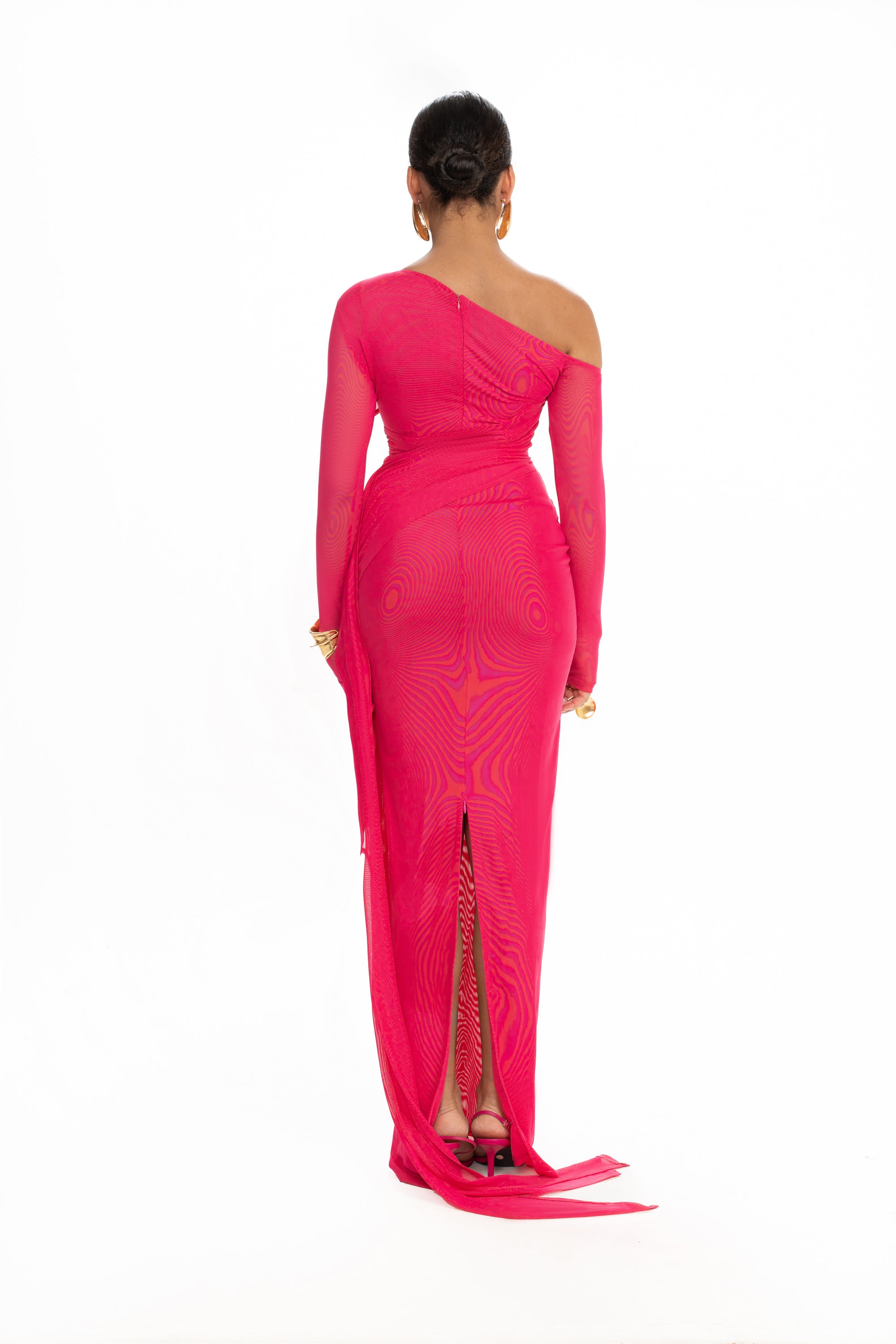 Verella Mesh Maxi - Dragonfruit