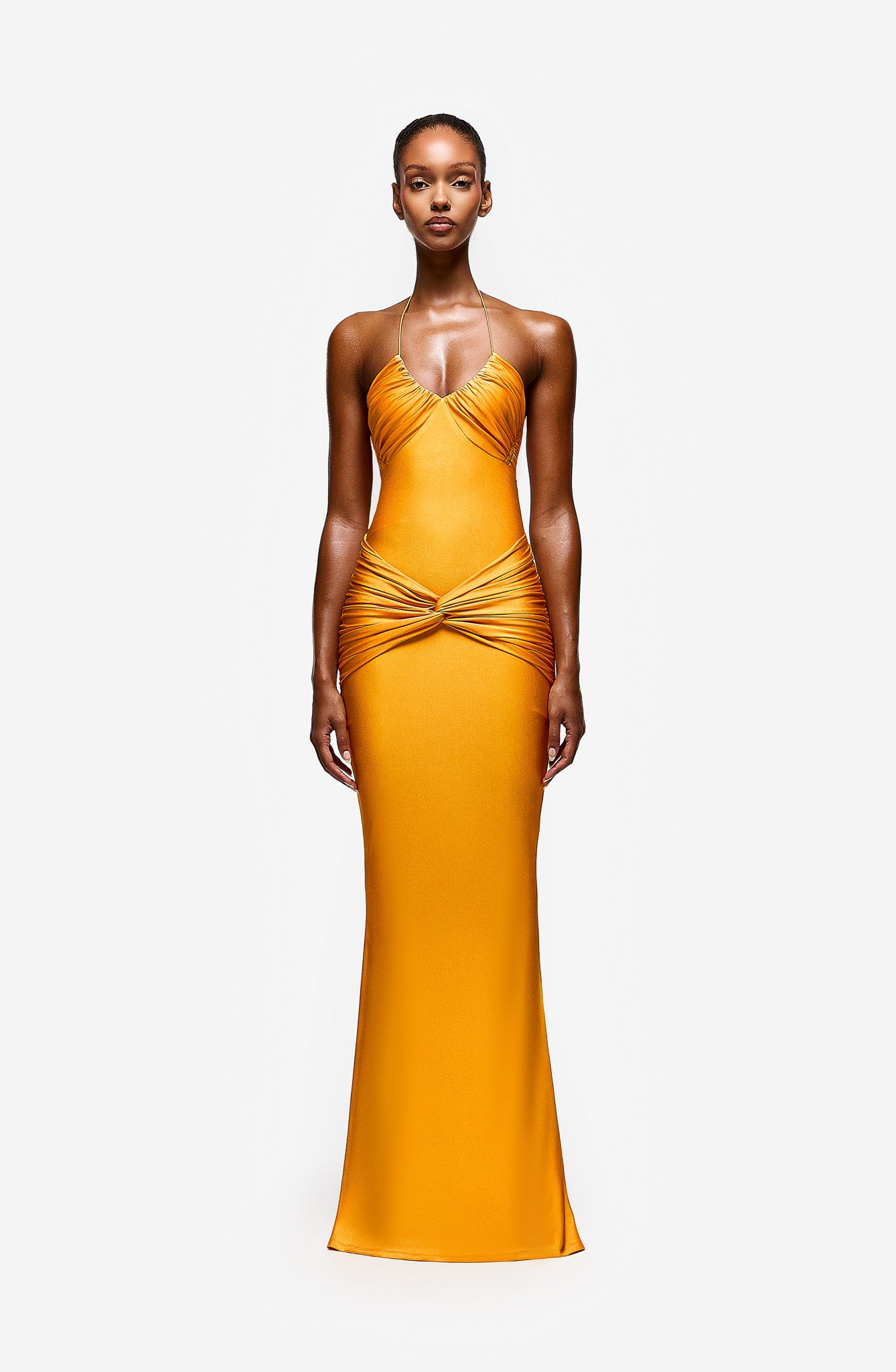 Yumaya Dress - Papaya