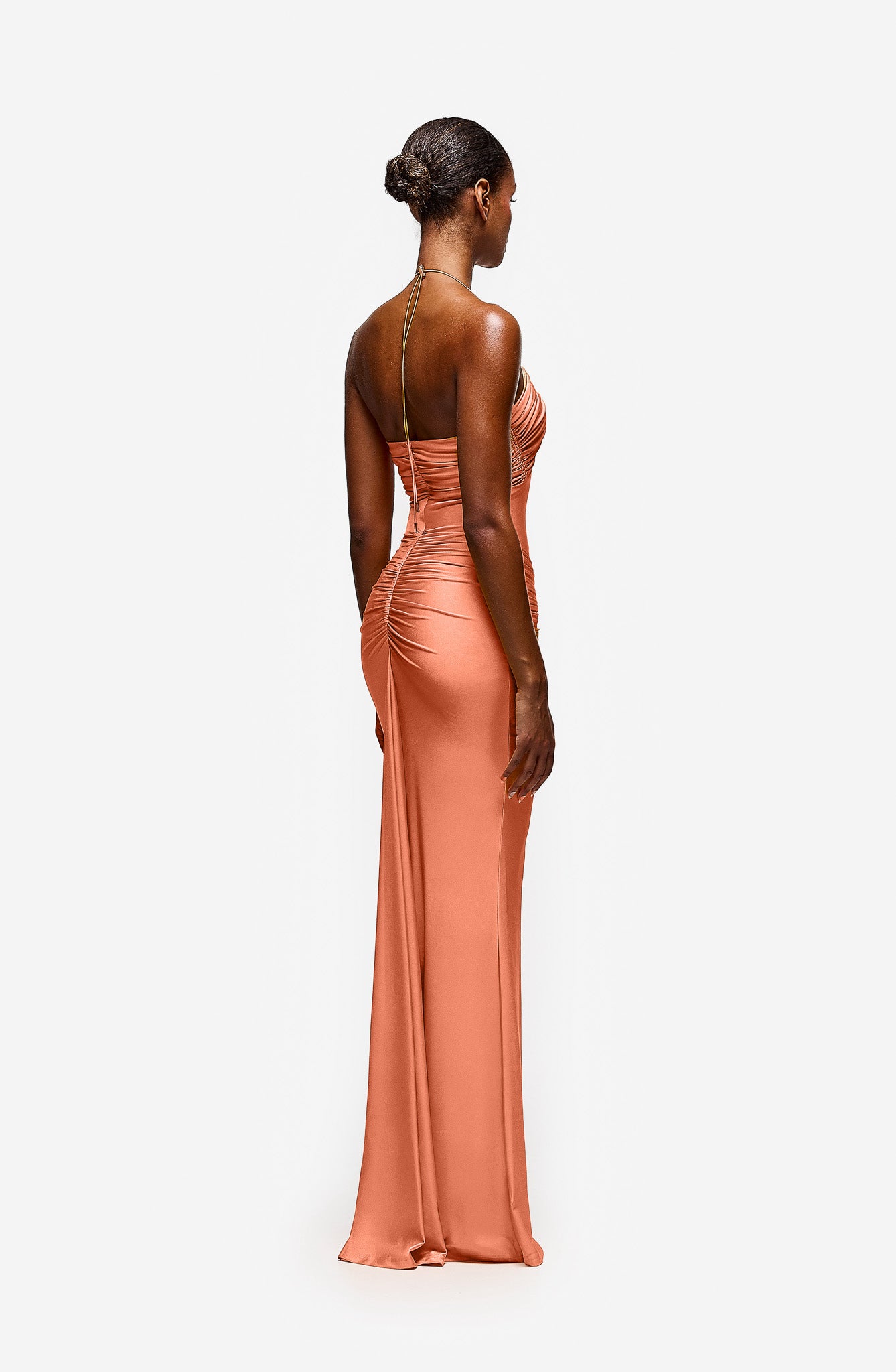 Yumaya Dress - Peach