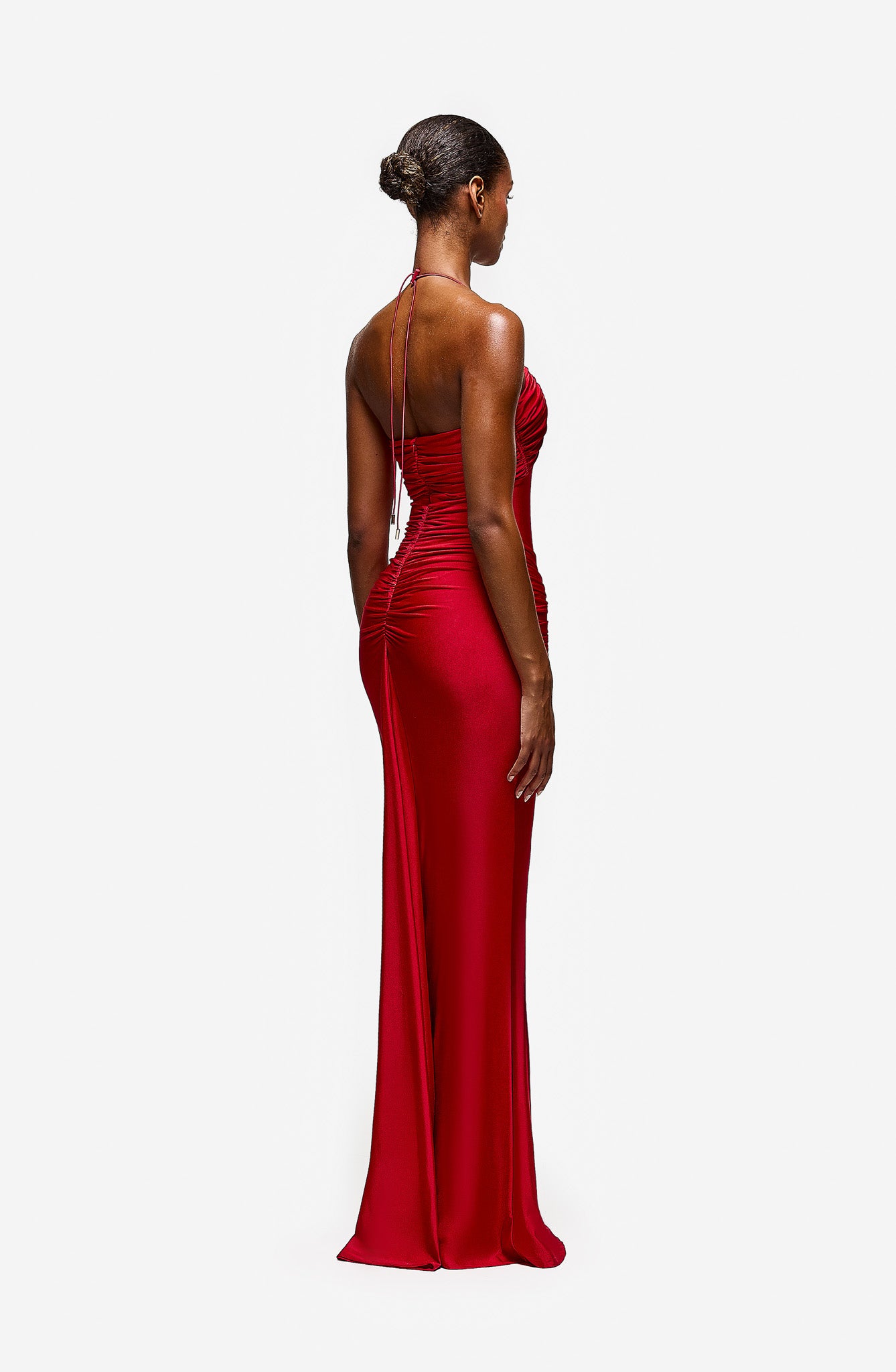 Yumaya Dress - Pepper Red