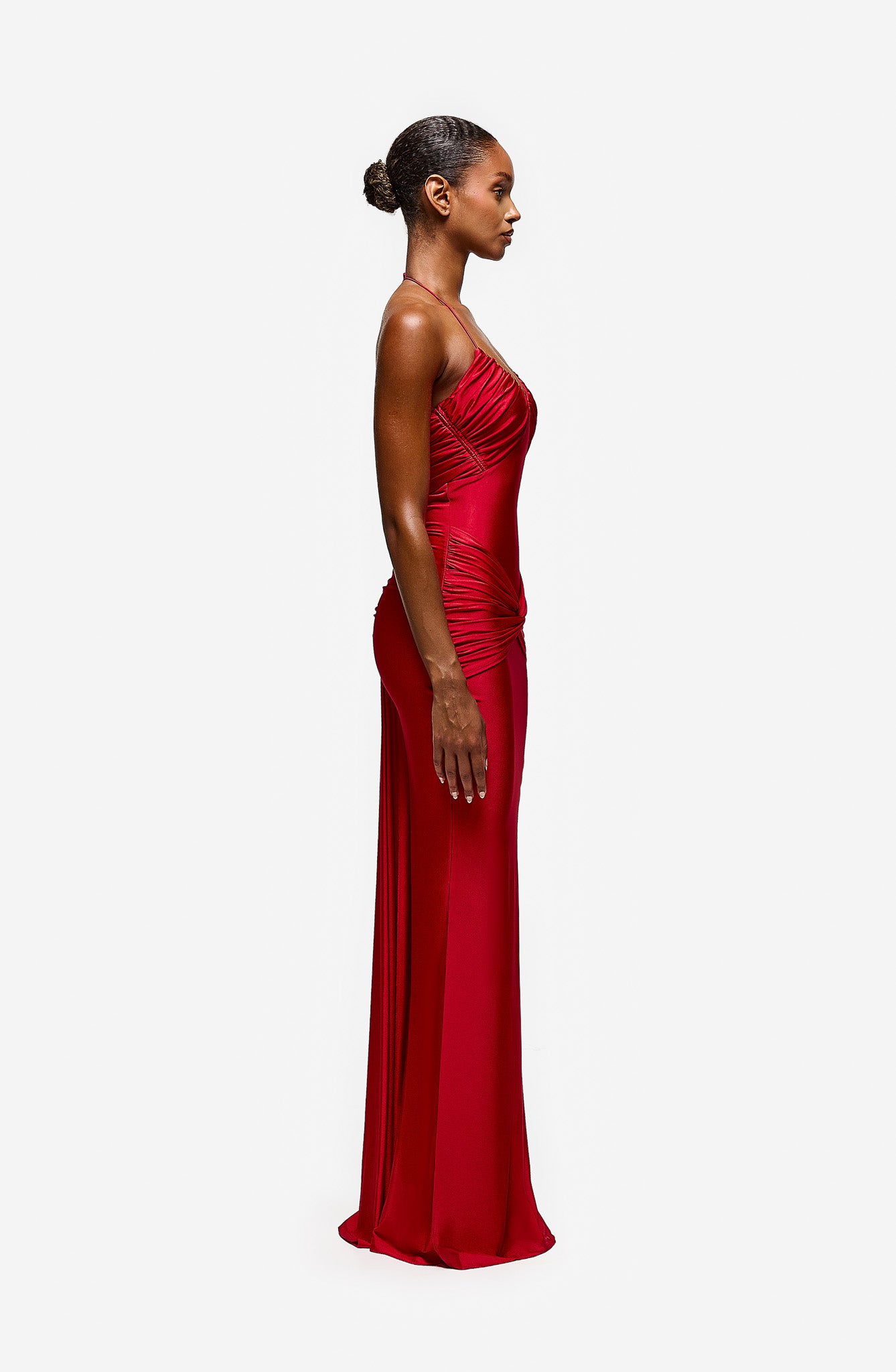 Yumaya Dress - Pepper Red
