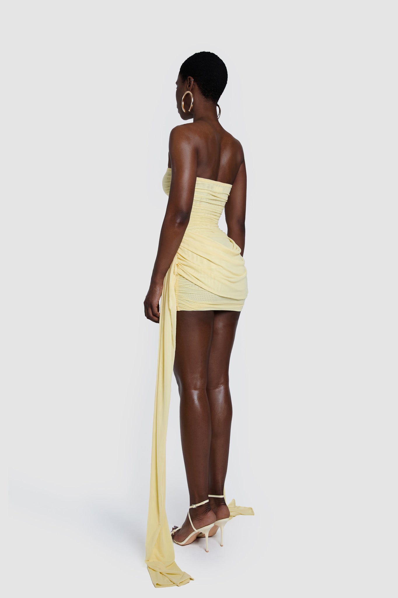 Zaya Ruched Mini - Soft Limone
