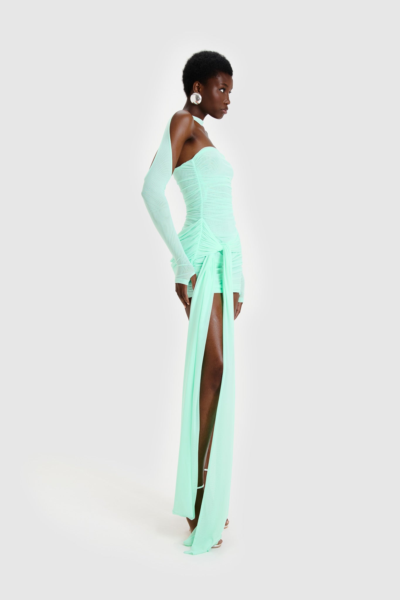 SAMPLE SALE Zaya Ruched Mini - Lagoon – BBXBRAND
