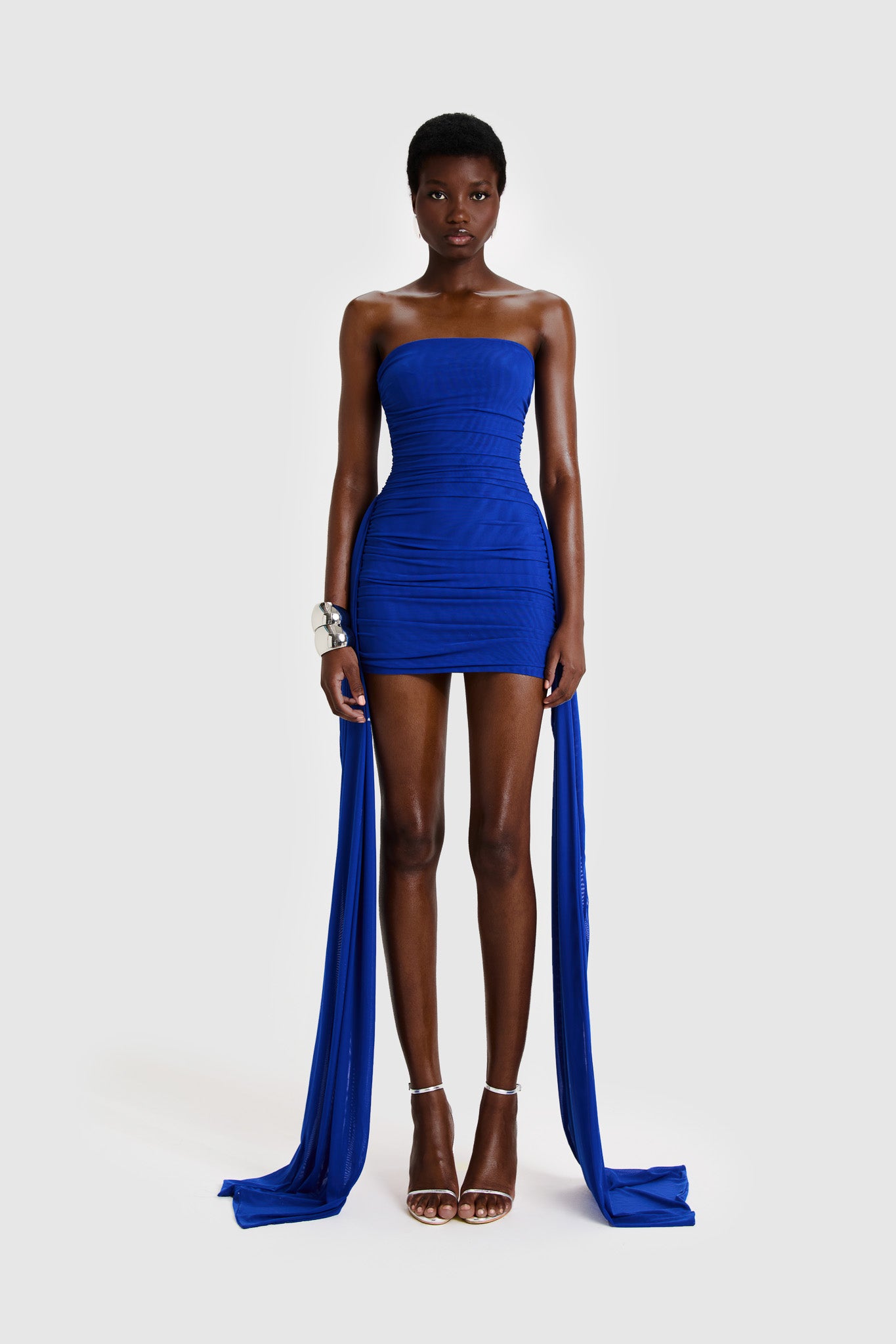 Zaya Ruched Mini - Sapphire