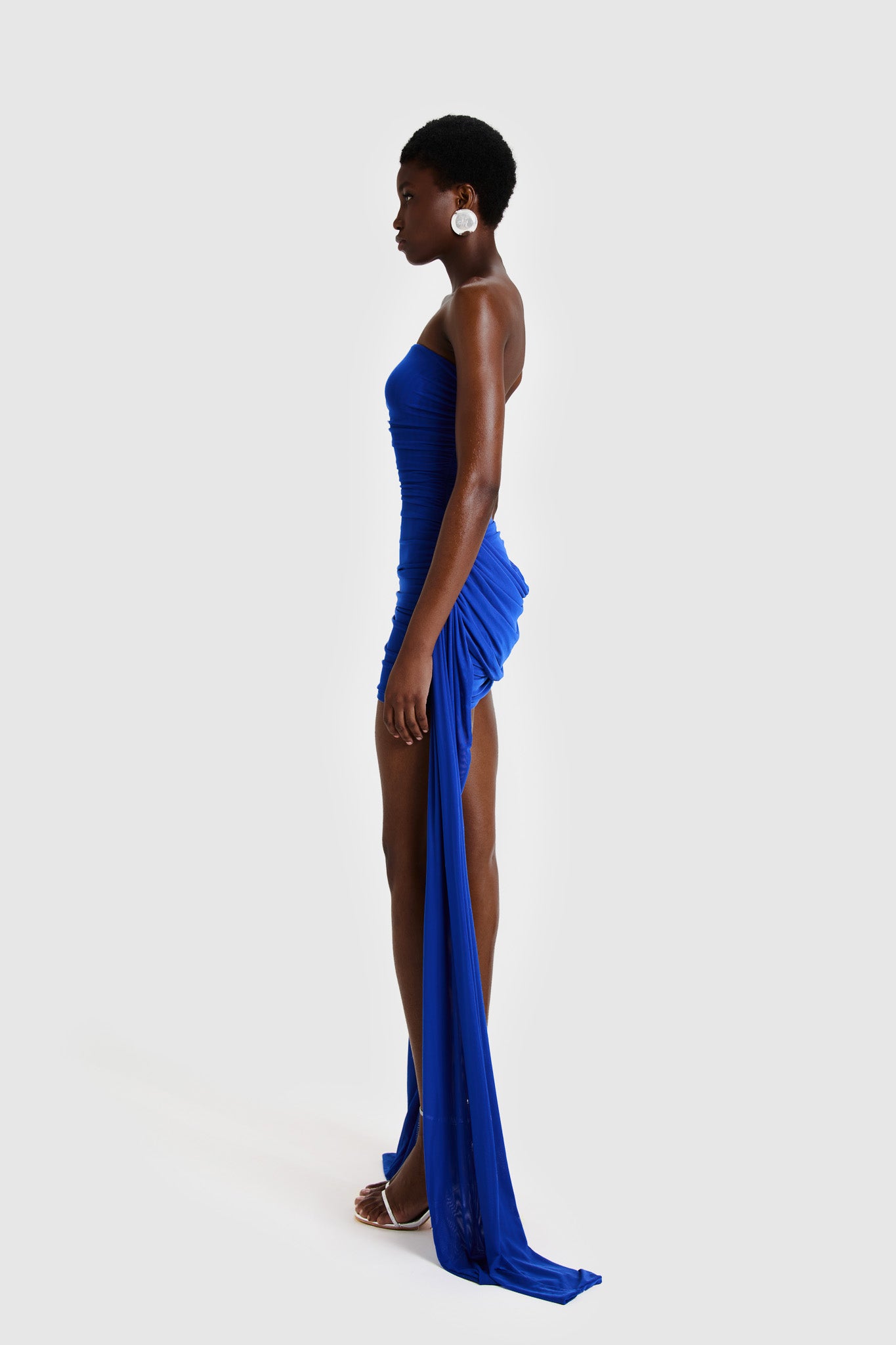 Zaya Ruched Mini - Sapphire