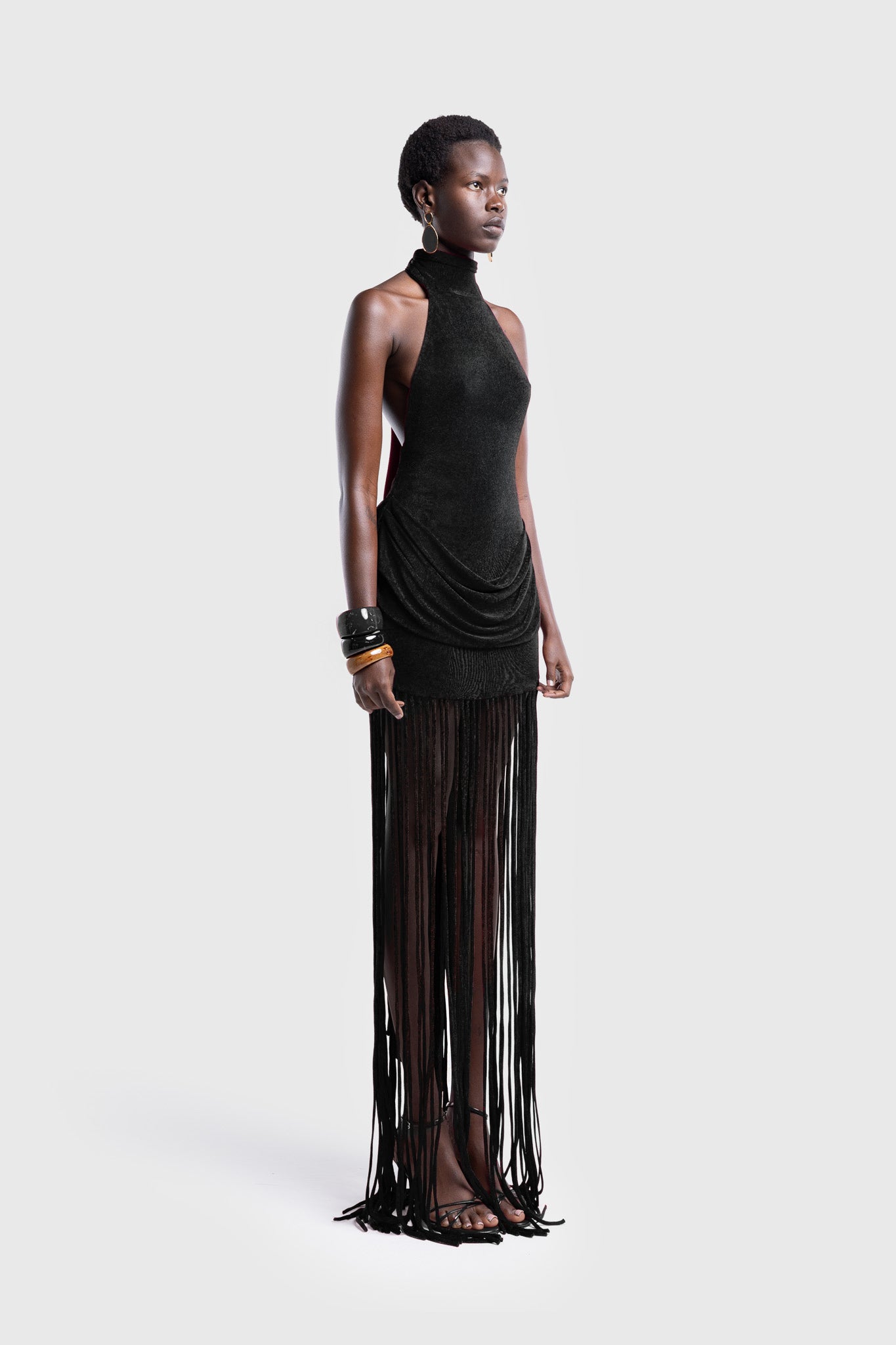 アクセサリー GARAxblackmenas SYMBOLIC FRINGE BUM FLAP アクセサリー