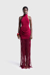 Zuma Tassel Maxi - Deep Cherry