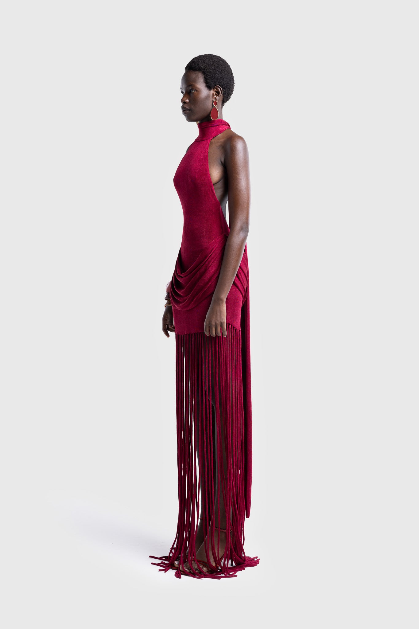 Zuma Tassel Maxi - Deep Cherry