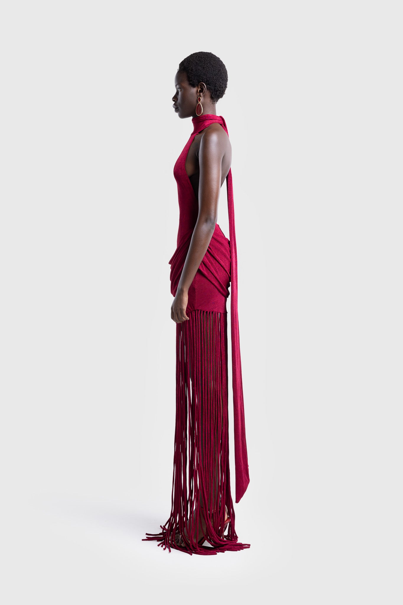 Zuma Tassel Maxi - Deep Cherry