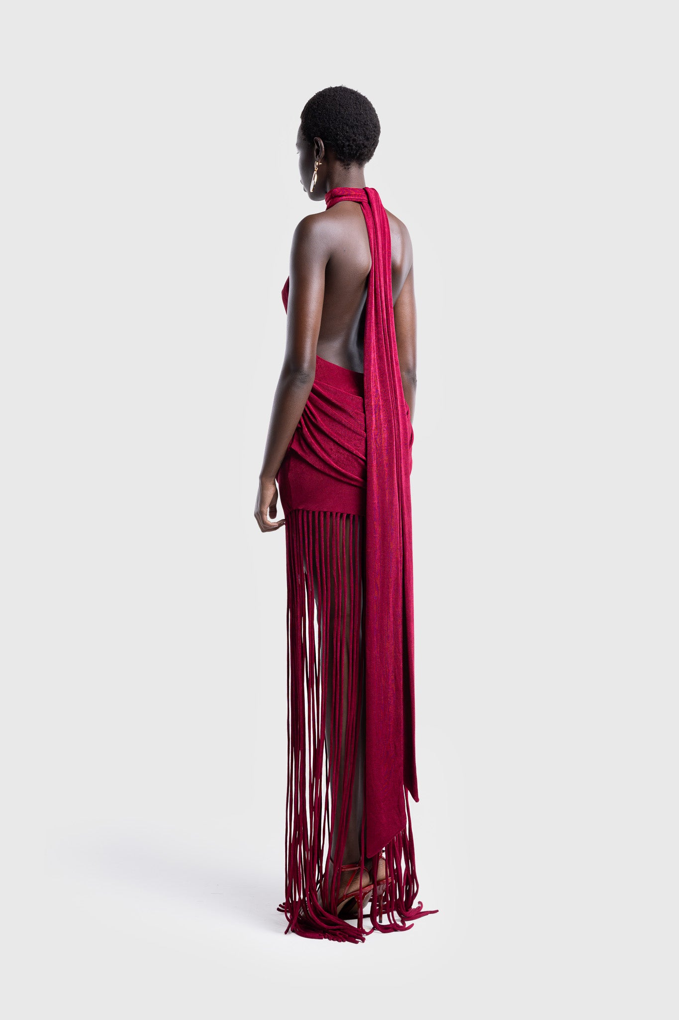 Zuma Tassel Maxi - Deep Cherry