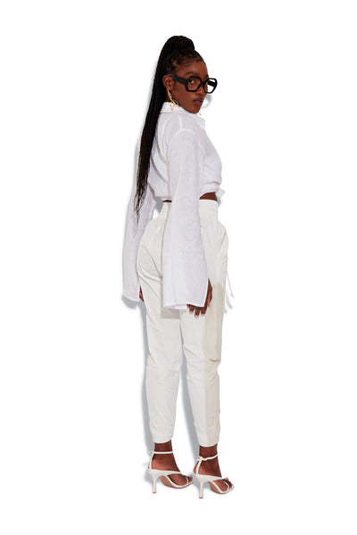 Yacht White Shell Joggers