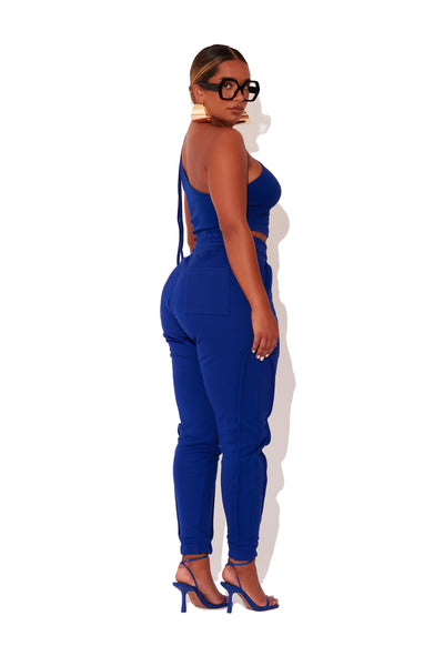 Sapphire Ribbed Cami