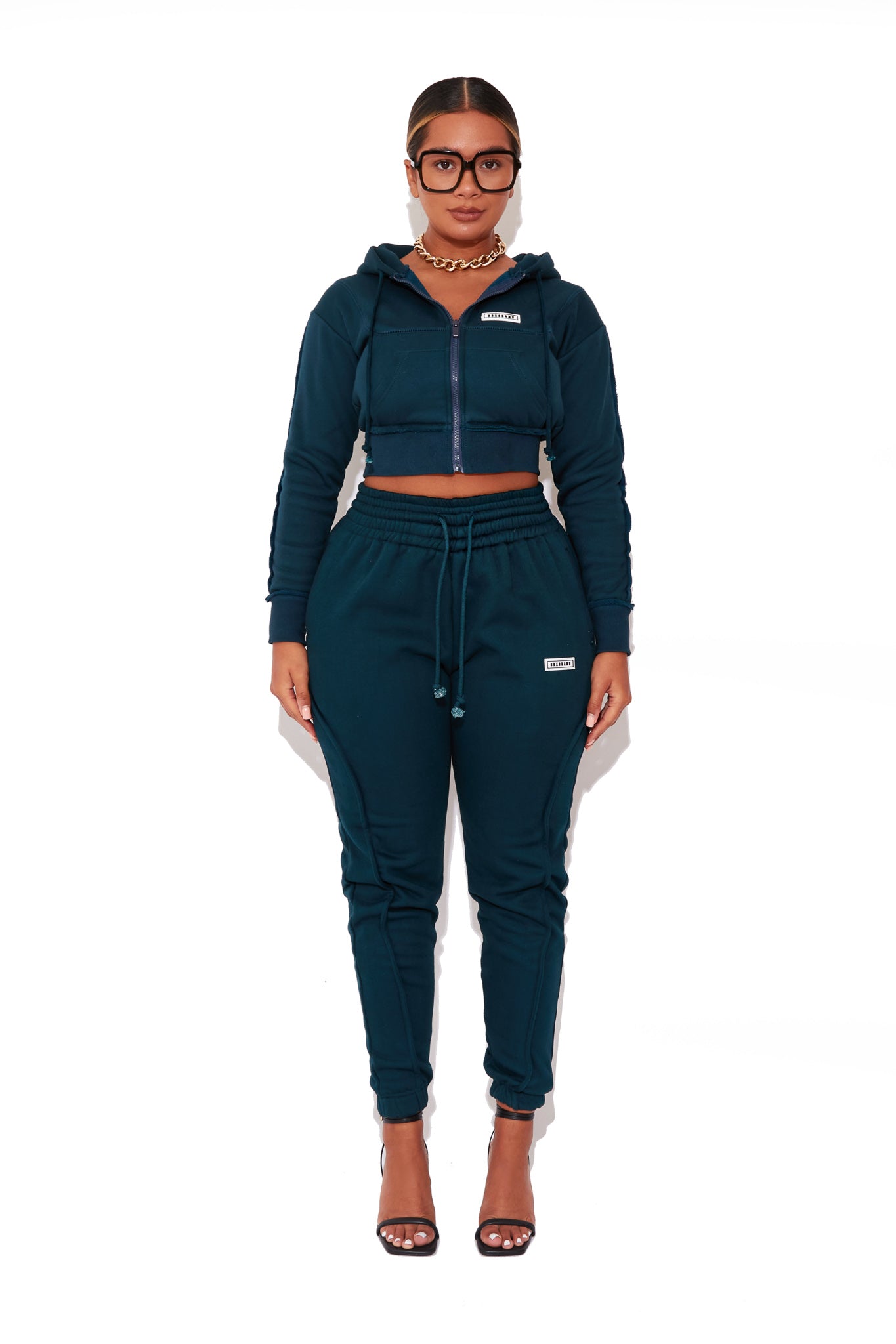 Teal Logo Joggers