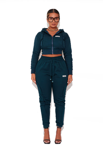 Teal Logo Joggers