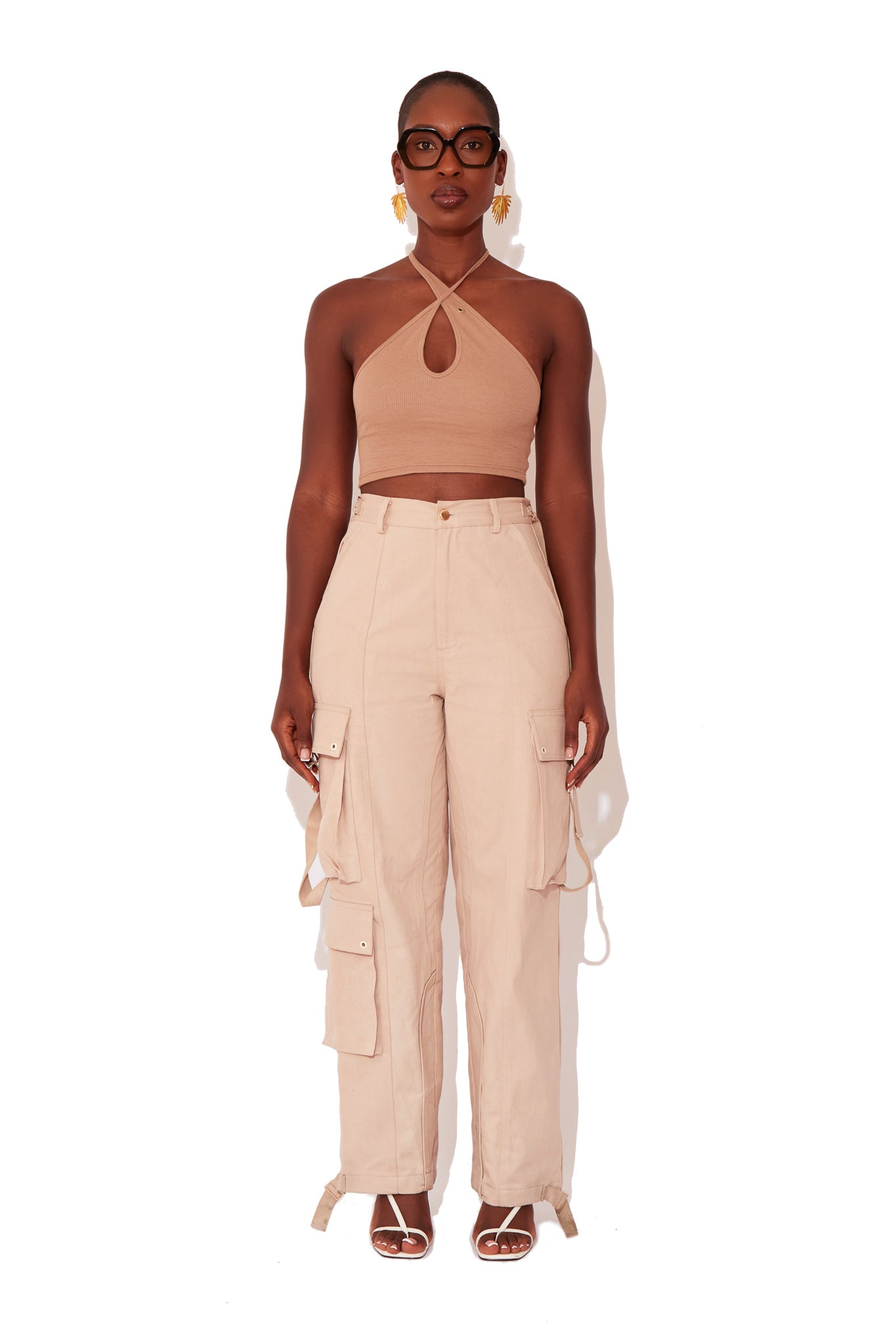 Sandstone Ribbed Cami