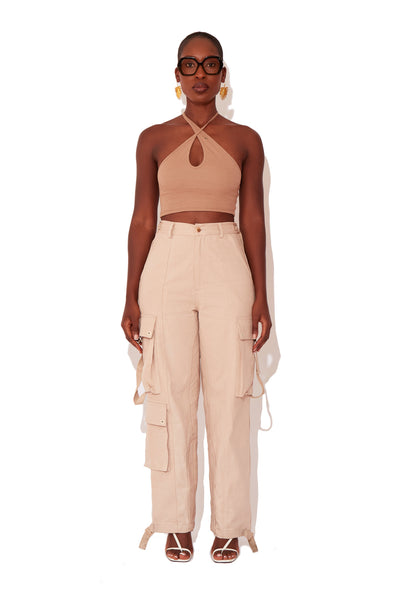 Sandstone Ribbed Cami