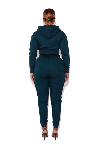 Teal Logo Joggers