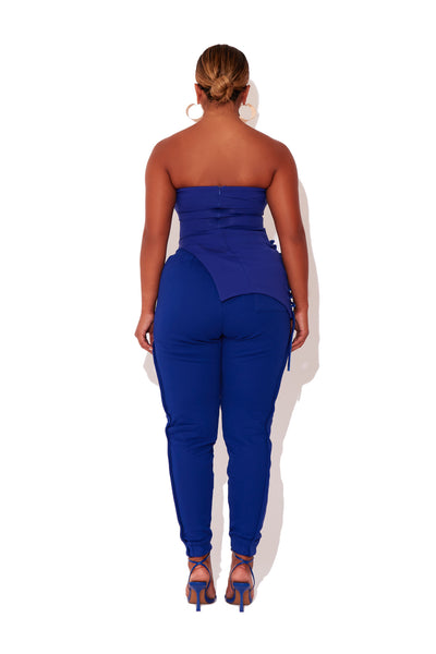 Sapphire Asymmetric Bustier
