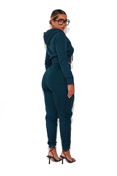 Teal Logo Joggers